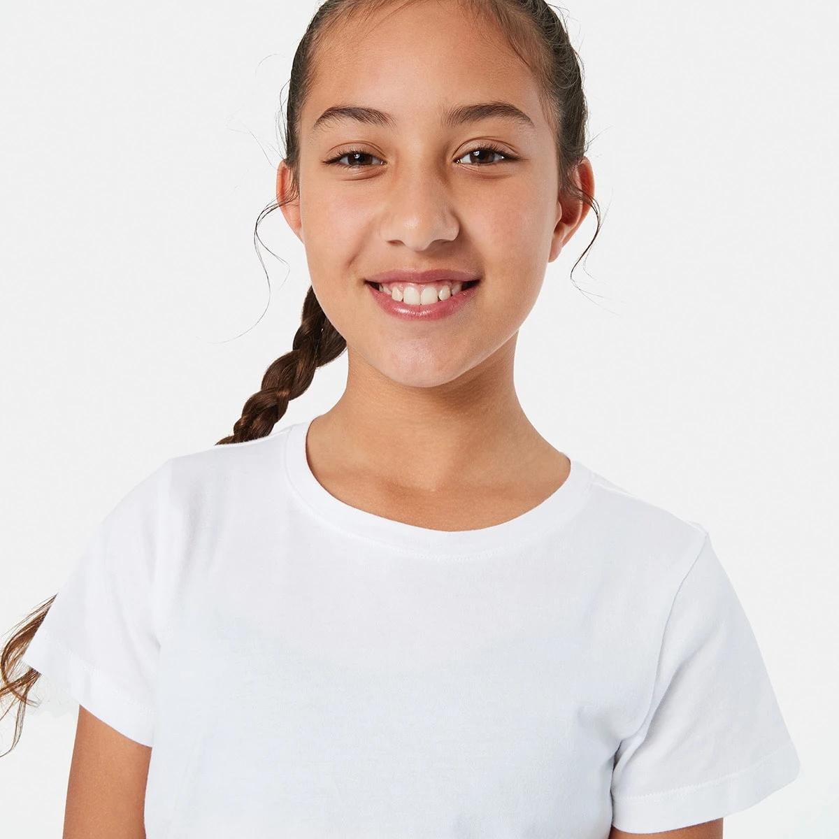 3 Short Sleeve Plain T-shirt White, 3 of 7