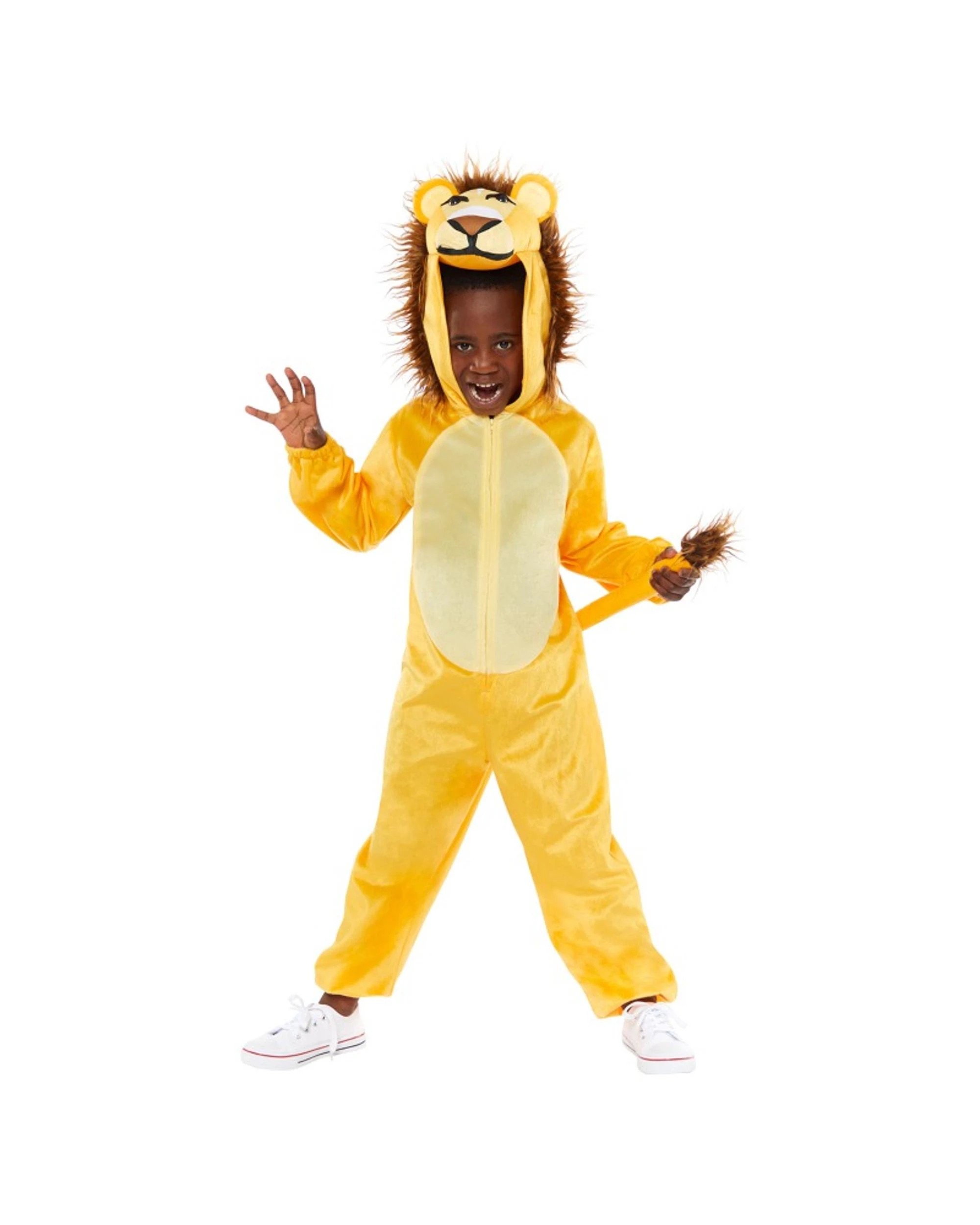1 Lion Onesie Kids Costume Size 4-6 Years, 1 of 1