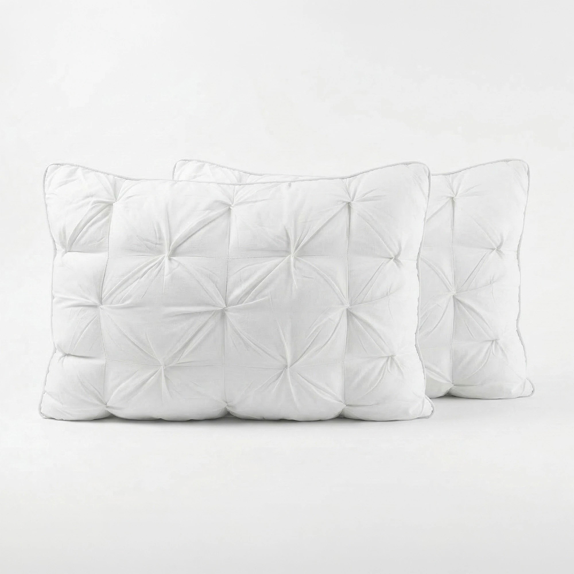 2 Royal Comfort Luxury Hotel Pillow 2 Pack 800GSM Microfibre 50x90cm White - White, 2 of 2