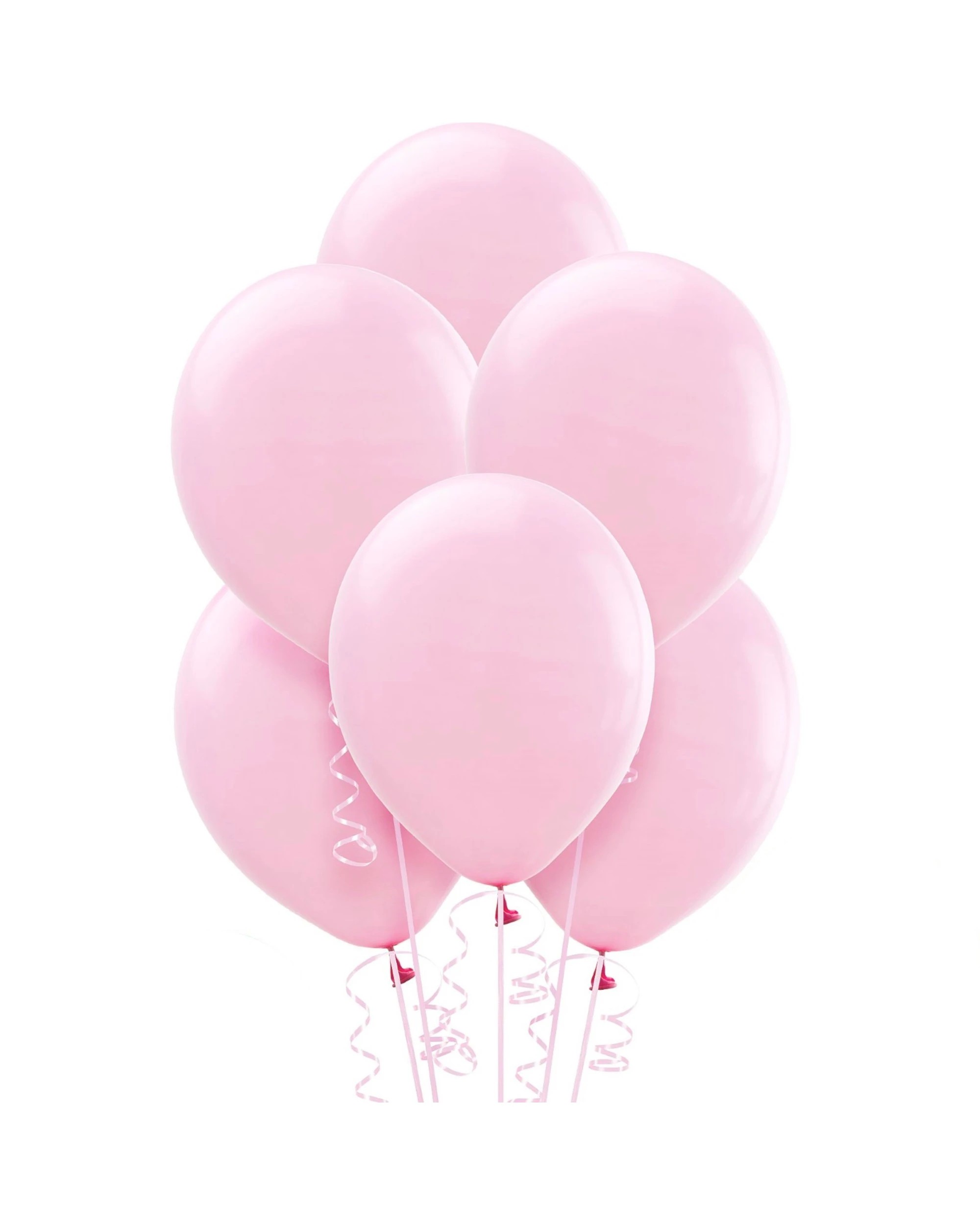 1 Unique Balloons 30cm Round Pack of 100 - Light Pink - Light Pink, 1 of 1