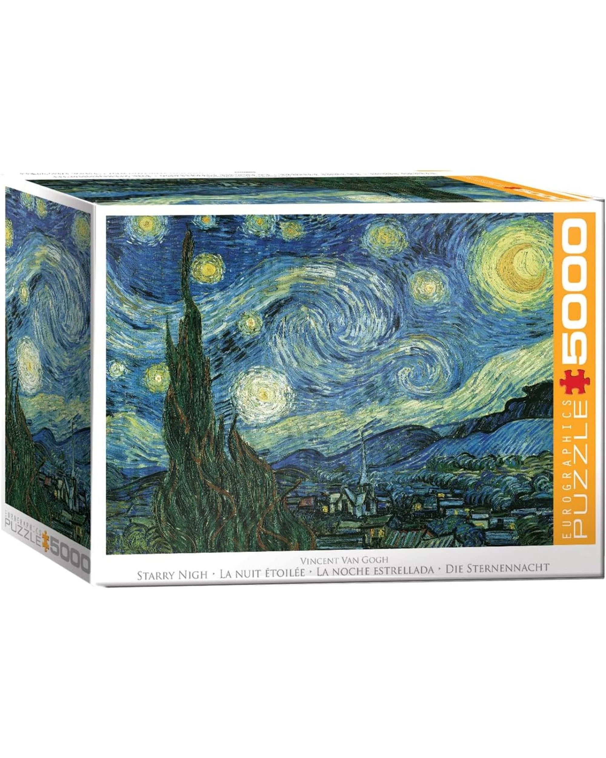 1 Eurographics Van Gogh Starry Night 5000 Piece Jigsaw Puzzle, 1 of 1