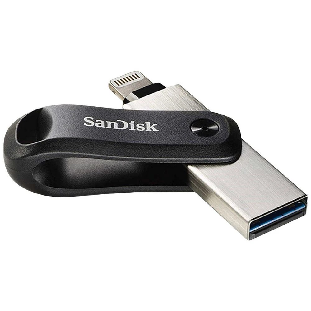 1 SanDisk 64GB iXpand Go iPhone Lightning/USB-A Flash Drive, 1 of 5