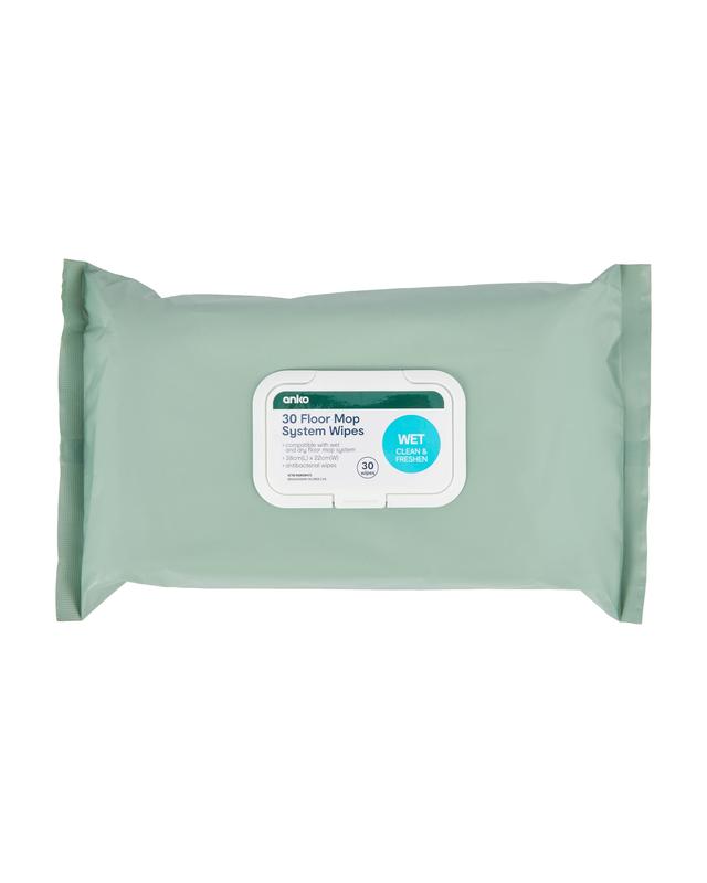 30 Pack Floor Mop System Wipes -
