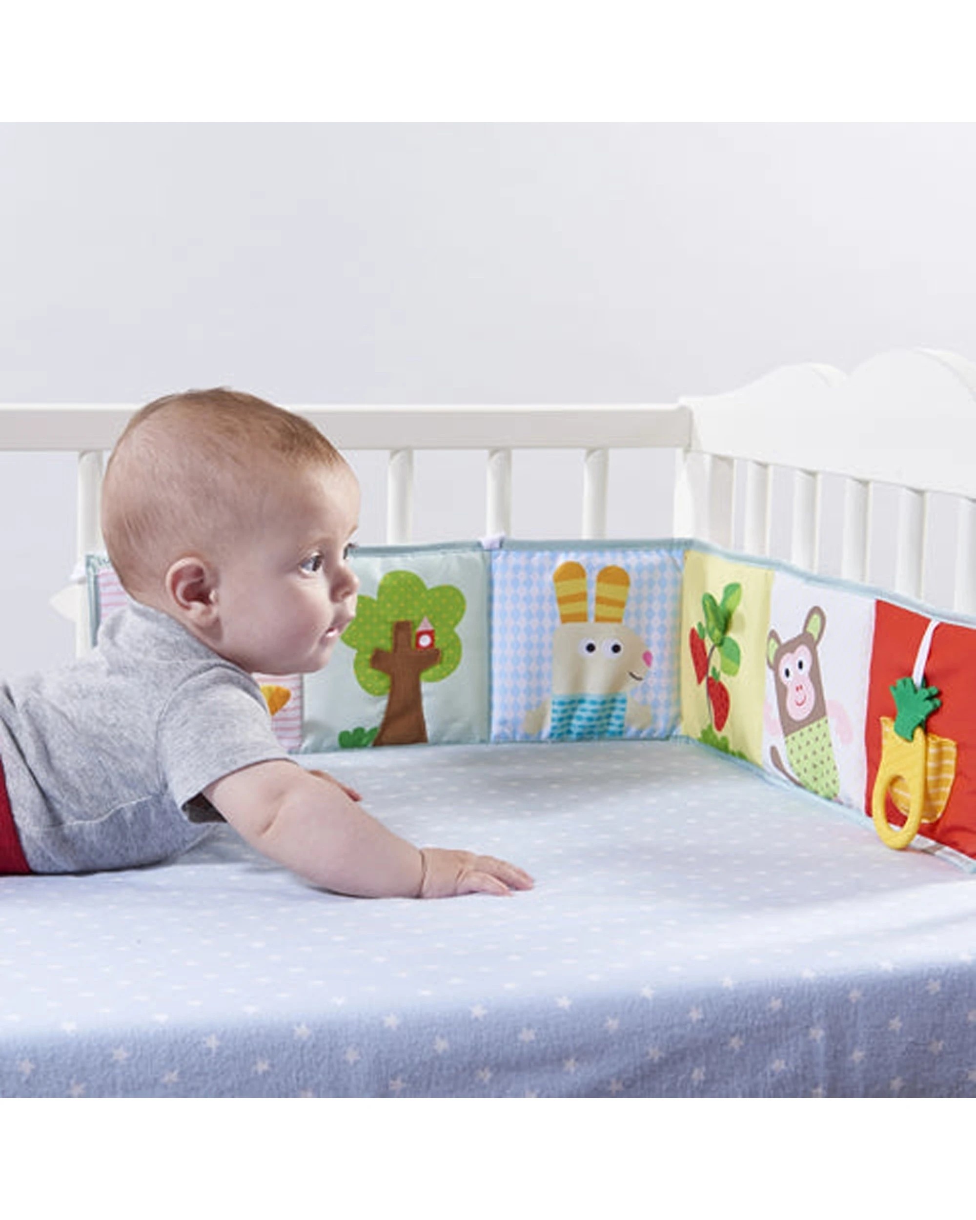 3 Taf Toys 3 In 1 Baby Book Soft Double Sided Developmental Play 14x85cm - Multi, 3 of 5