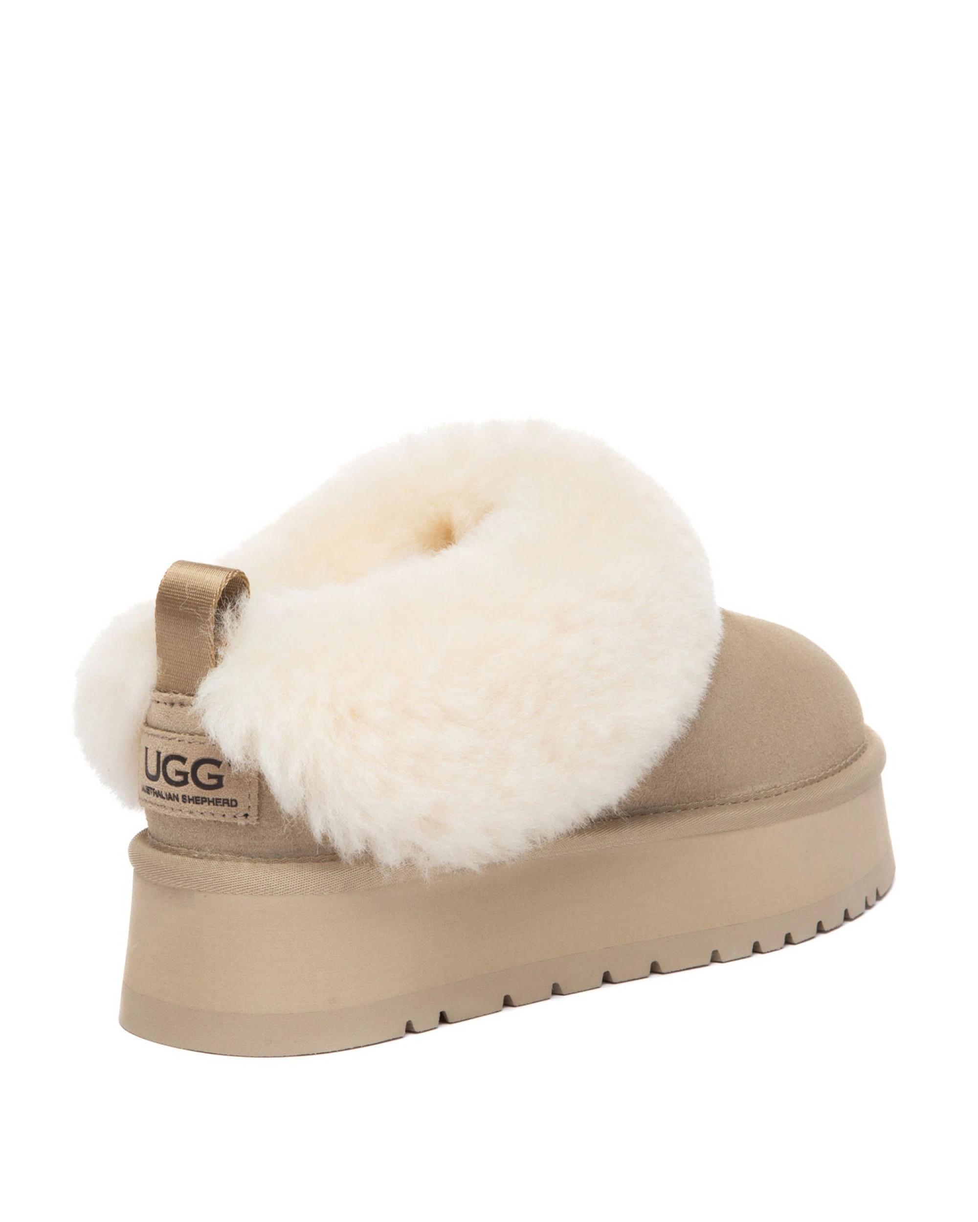 3 Australian Shepherd UGG Womens Glacial Slippers SAND, 3 of 5