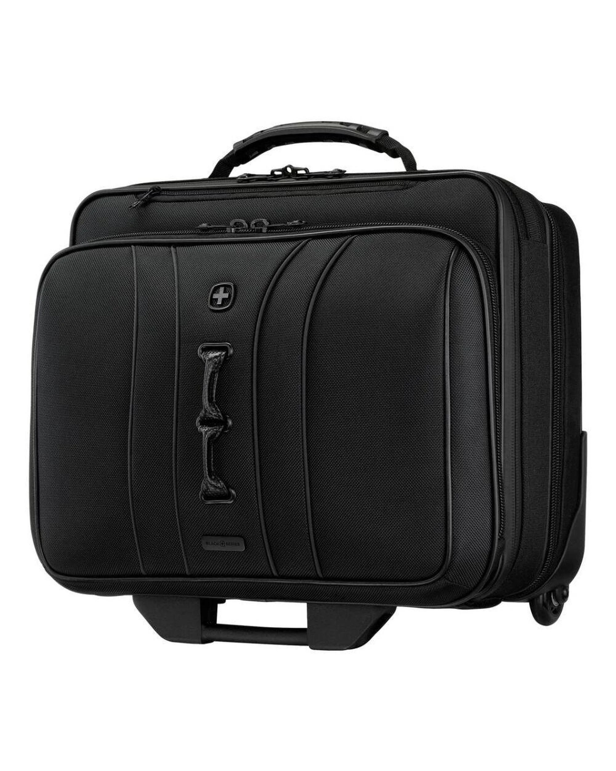2 Wenger Legacy Black Series 15.6" Laptop Wheeled Case  Black, 2 of 10