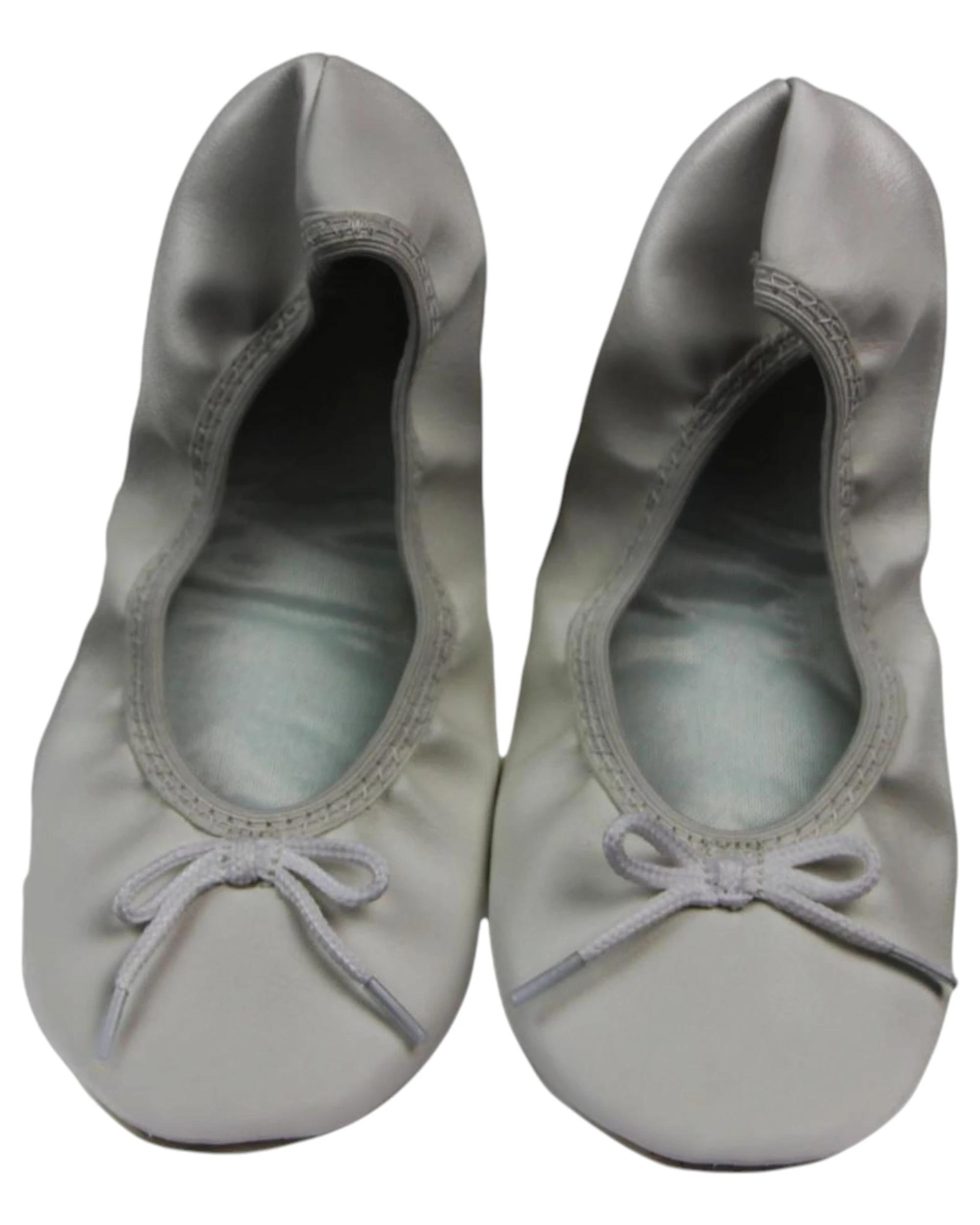 1 Jiffies Grosby Girls Kids Girl Ballet Dance Flat Slipper Shoes WHITE, 1 of 2