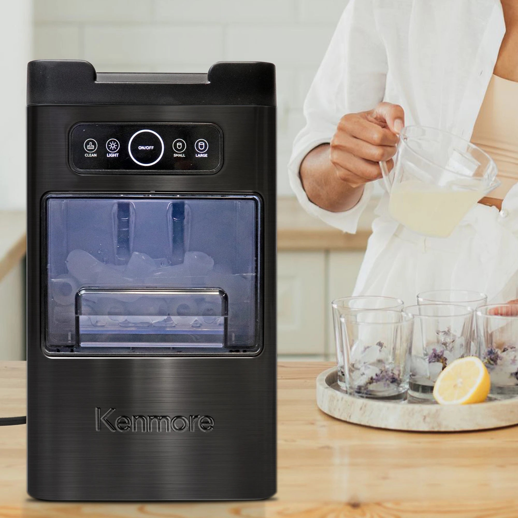 2 Kenmore Ice Maker – 11.7kg/24hr - Black, 2 of 8