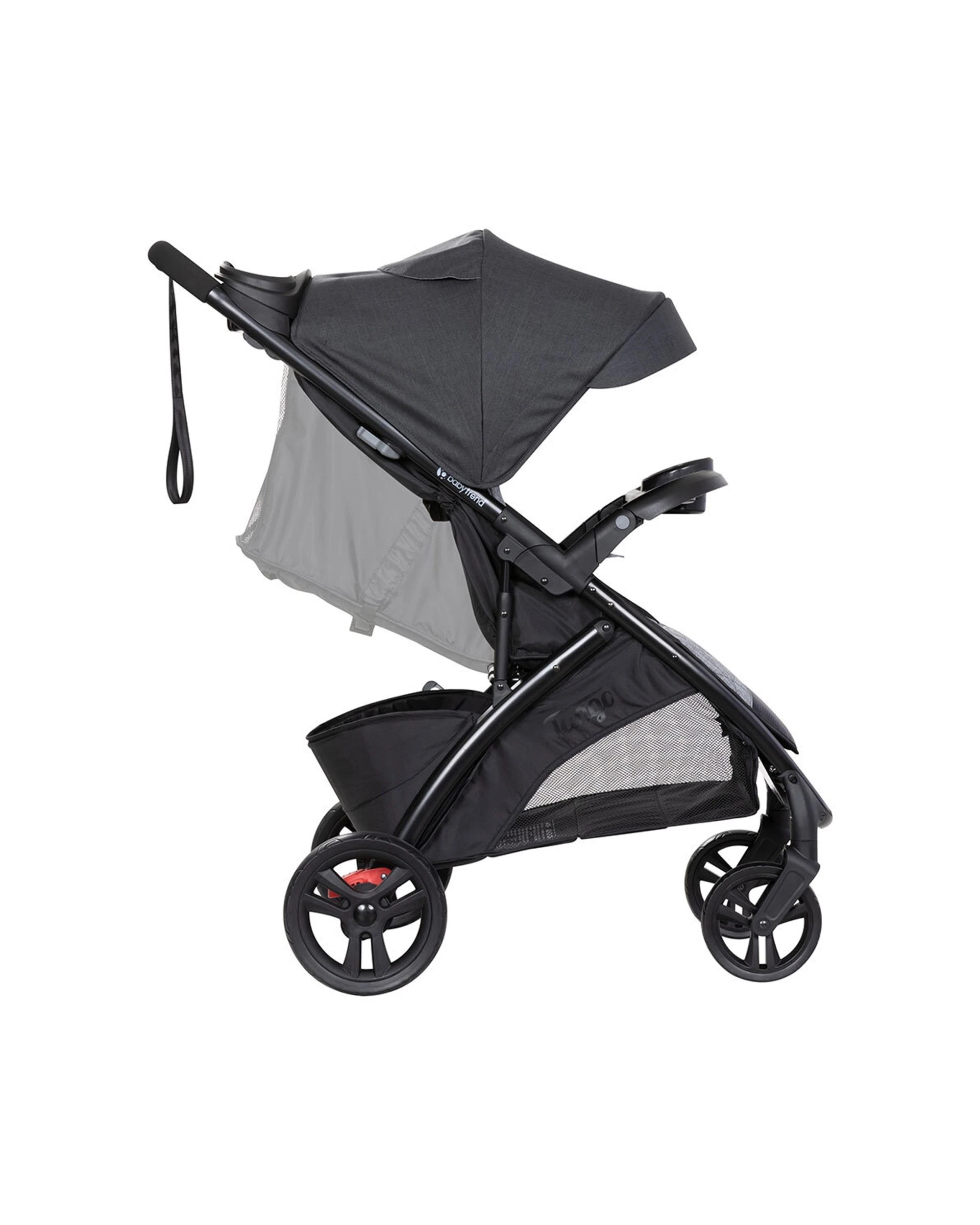 2 Baby Trend Tango Stroller With Canopy Upf 50 Protection Evening Baby Pram Toddler Kids - Grey, 2 of 9