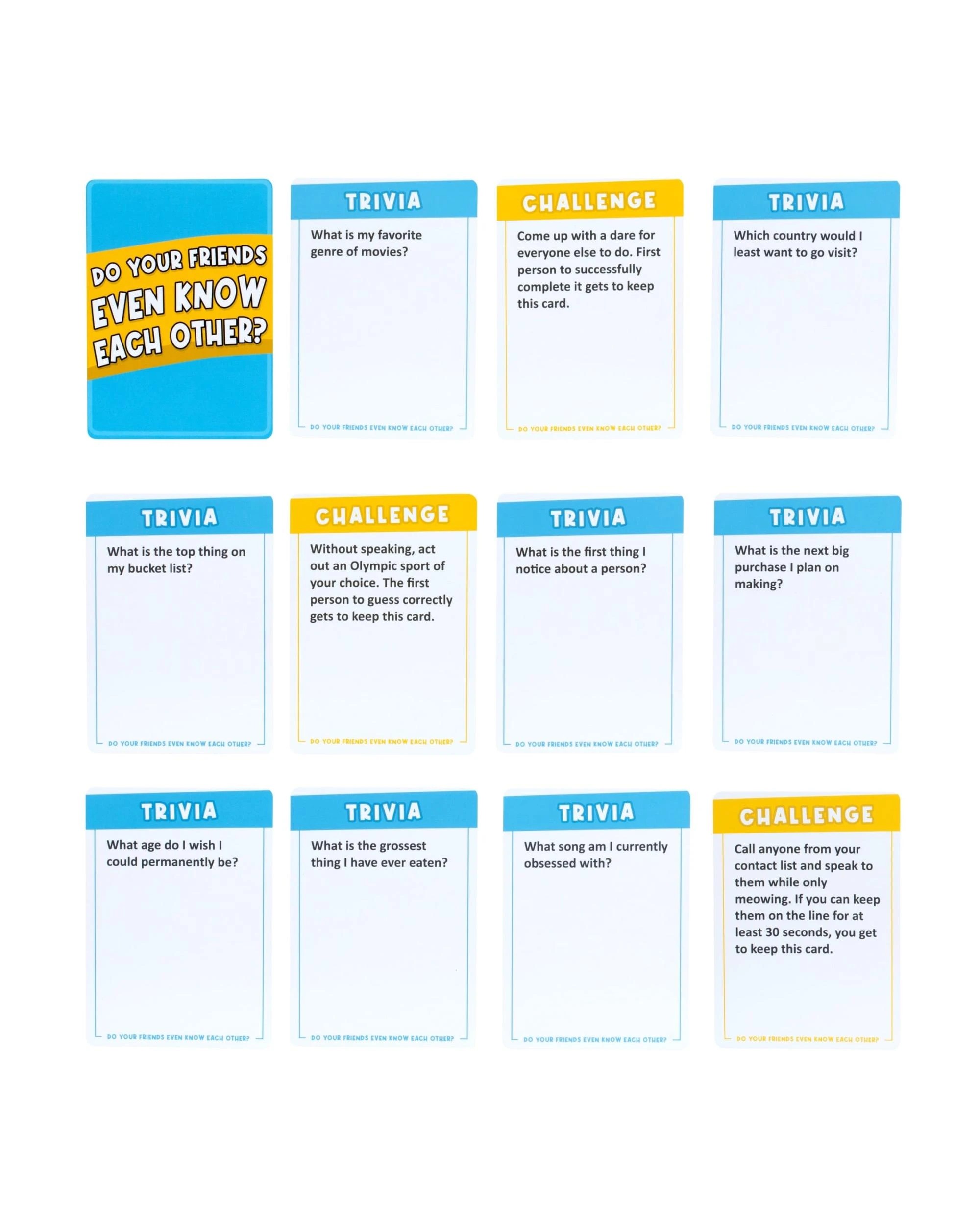 8 Do Your Friends Even Know Each Other? Trivia Game, 8 of 9