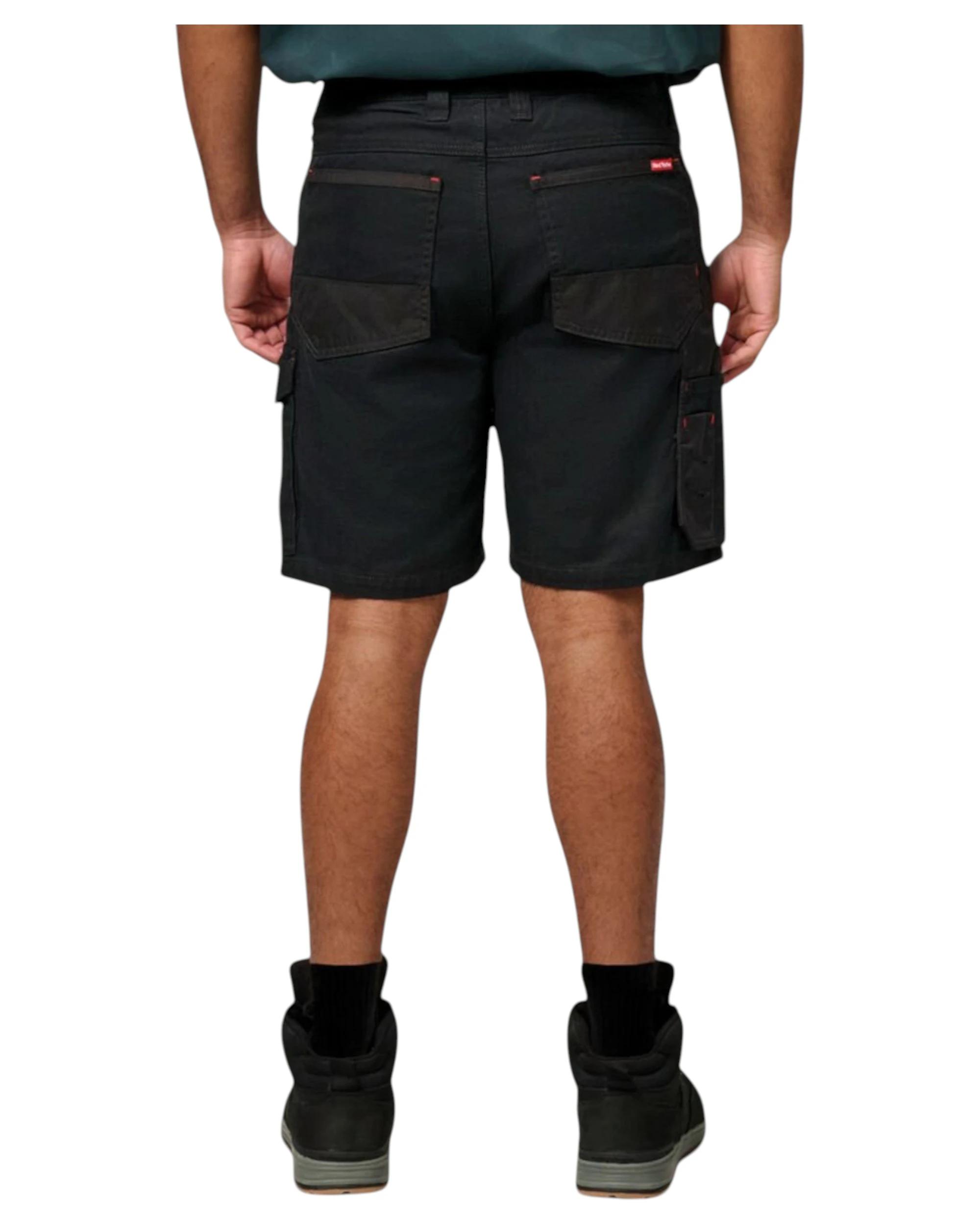 3 Hard Yakka Mens Legends Cargo Short Work Wear Black BLACK, 3 of 6