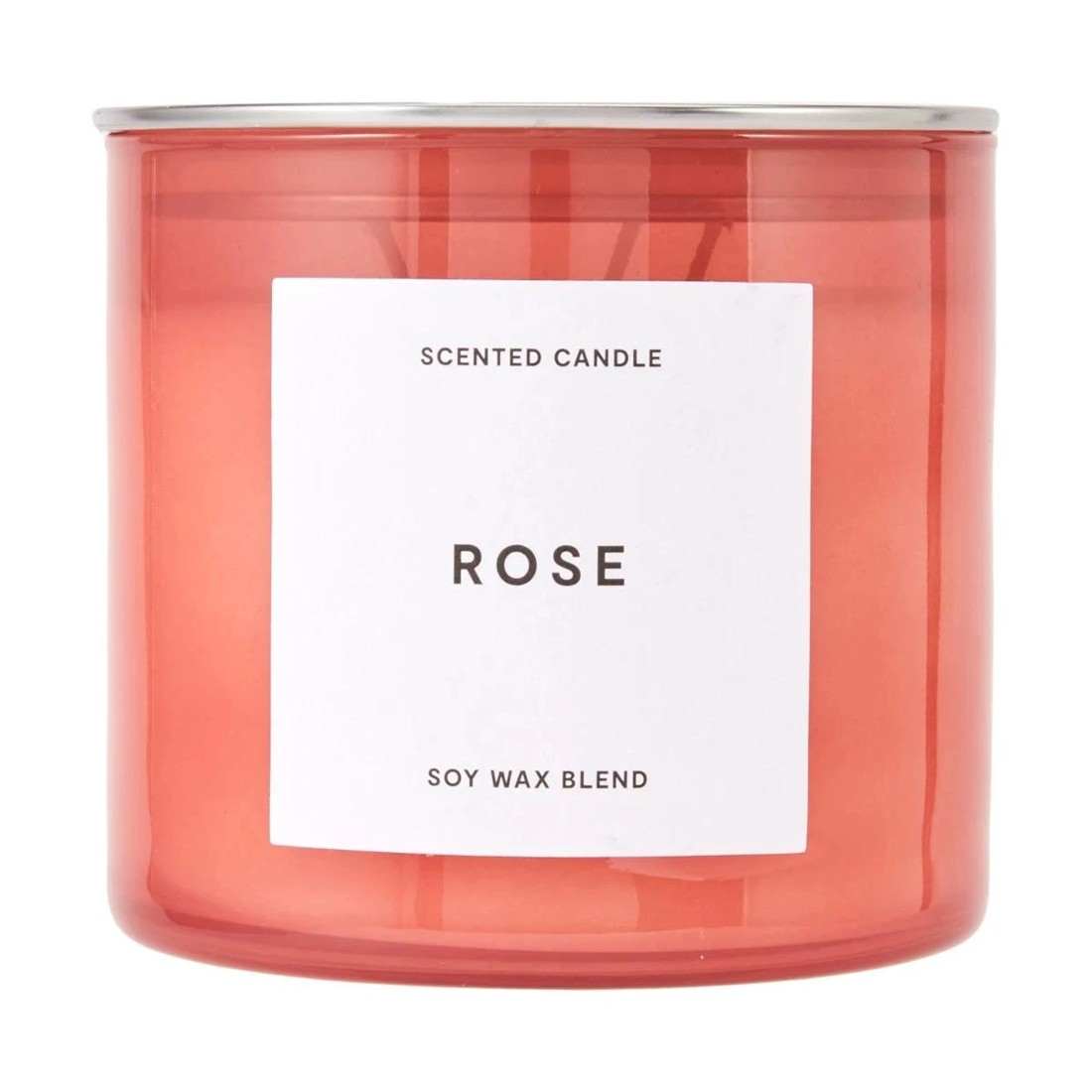 1 Rose Inspired Glass Candle, 1 of 4