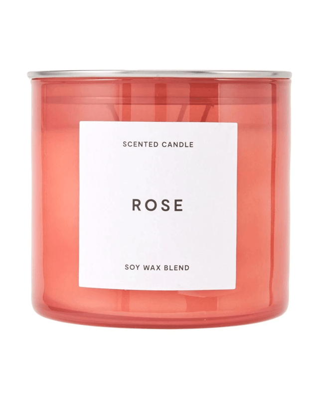 Rose Inspired Glass Ca