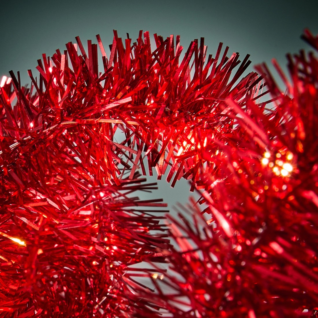 4 Battery operated 20 LED Tinsel String Lights - Assorted, 4 of 10