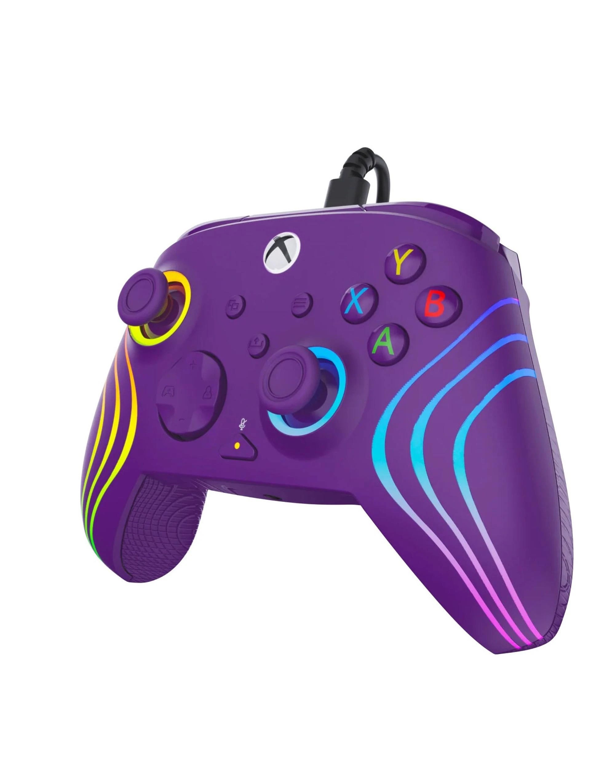 1 Turtle Beach Afterglow Wave Wired RGB Controller for Xbox Series X|S - Purple, 1 of 9