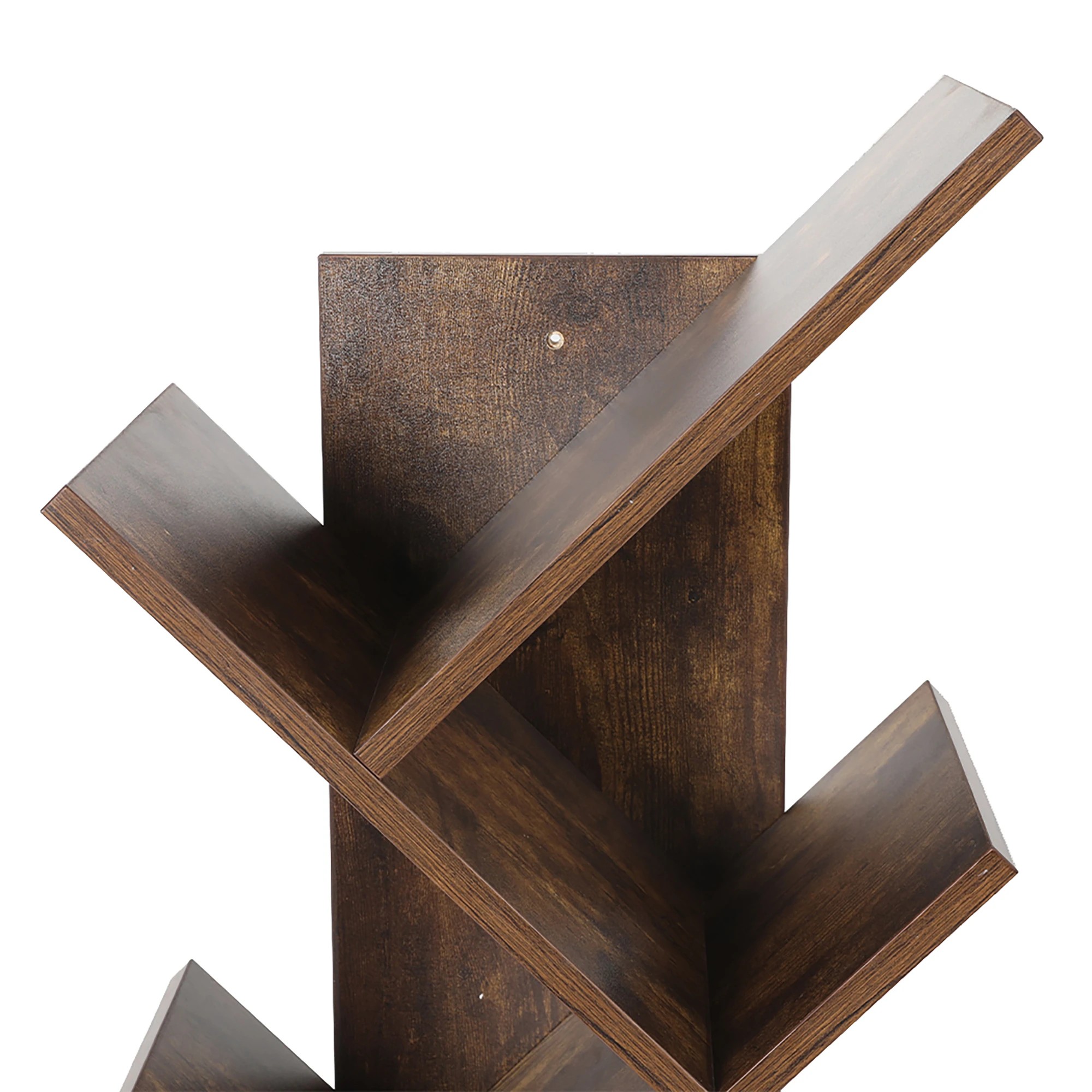 5 Levede Bookshelf Wooden Tree Bookcase 8-Tier Storage Home Decor Display Stand, 5 of 6