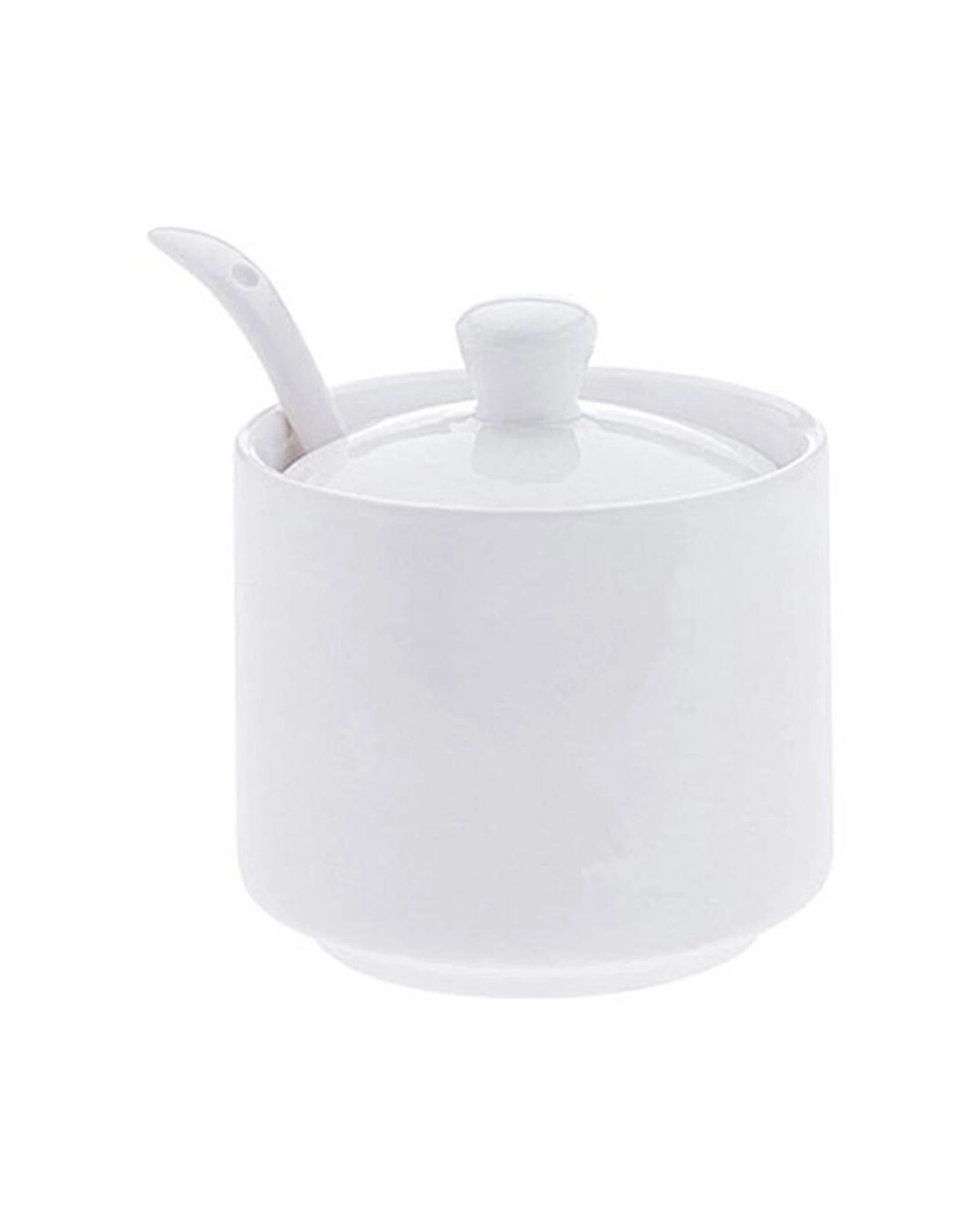 2 Maxwell & Williams Sugar Bowl With Spoon Porcelain Lidded Gift Boxed
 - White, 2 of 3
