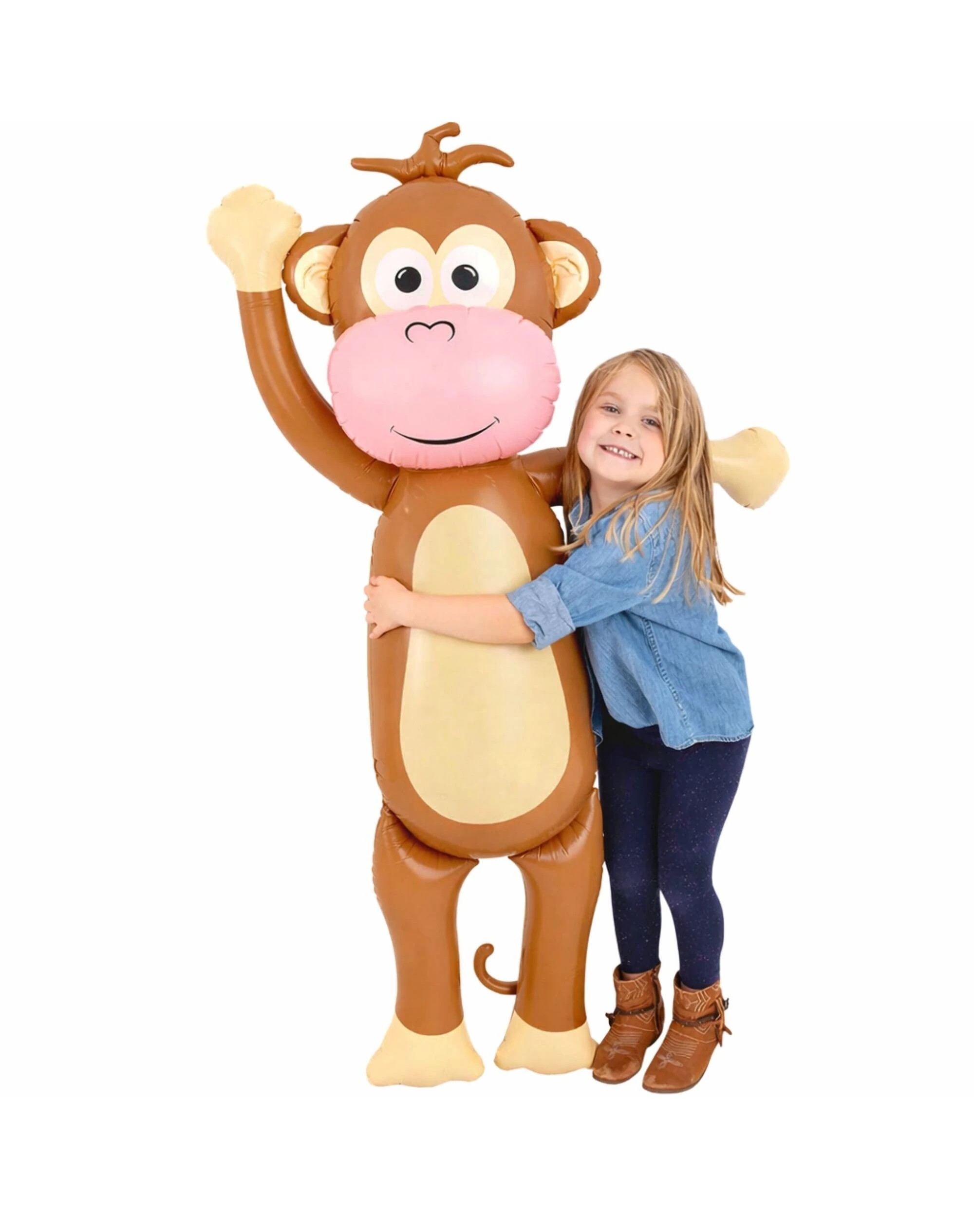 2 Partyrama Inflatable Monkey 170cm, 2 of 3