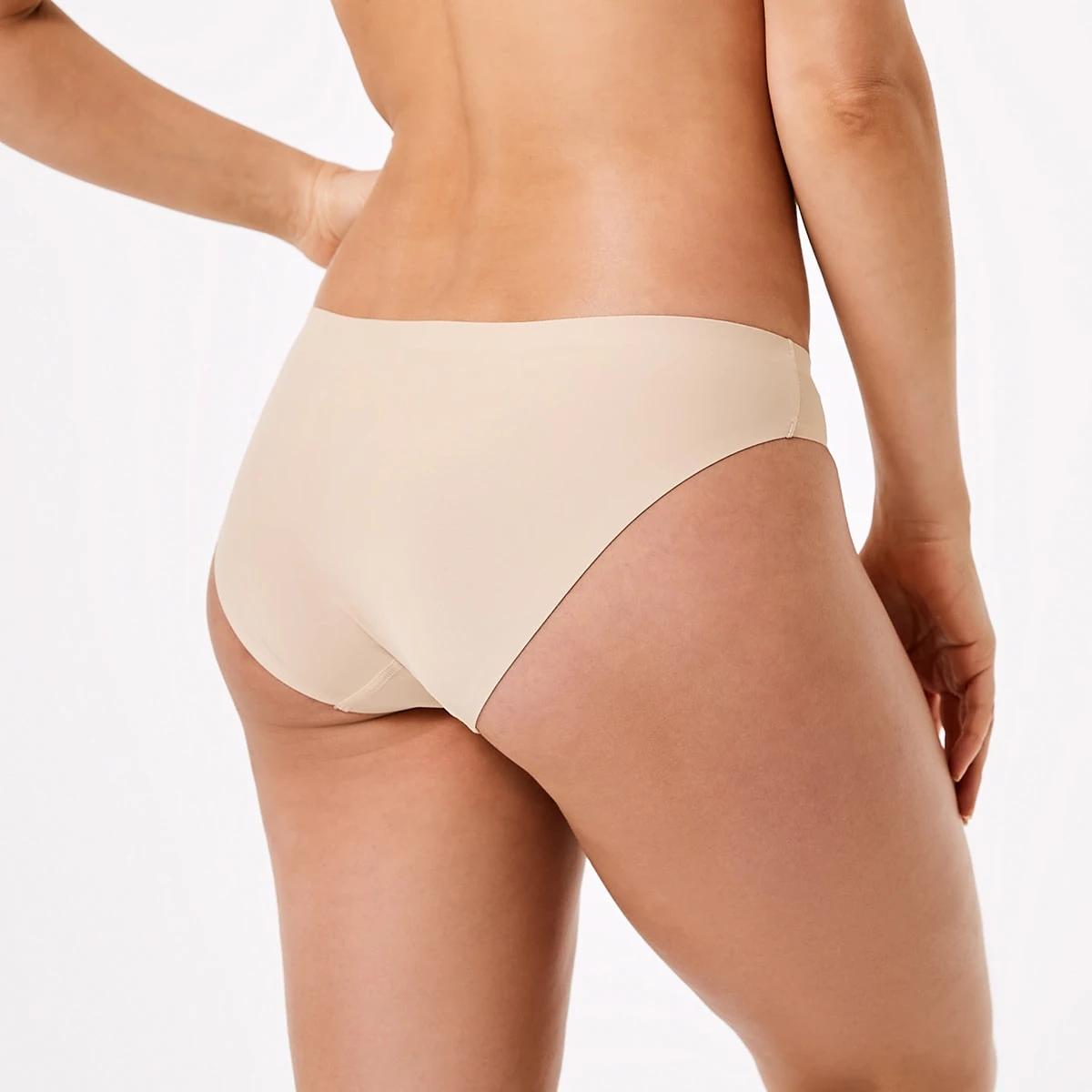 5 3 Pack Outta-Sight Bikini Briefs Bge Almnd, 5 of 6