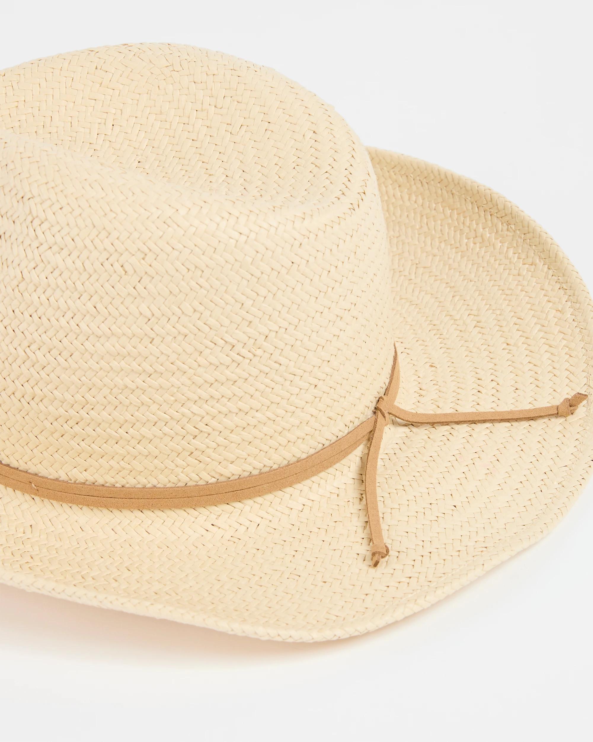 2 Target Kids Paper Straw Cowboy Hat NATURAL, 2 of 2