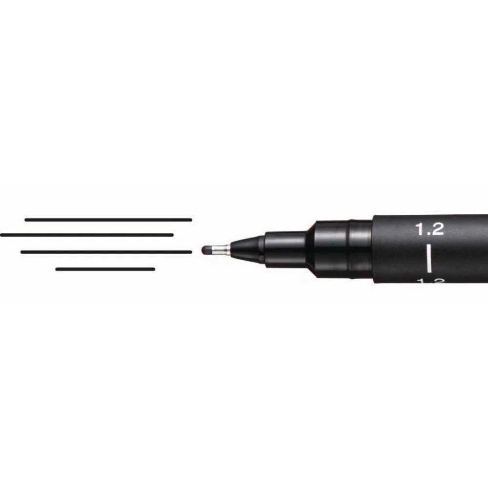 2 Uni Pin Fineliner 1.2 mm Black, 2 of 2