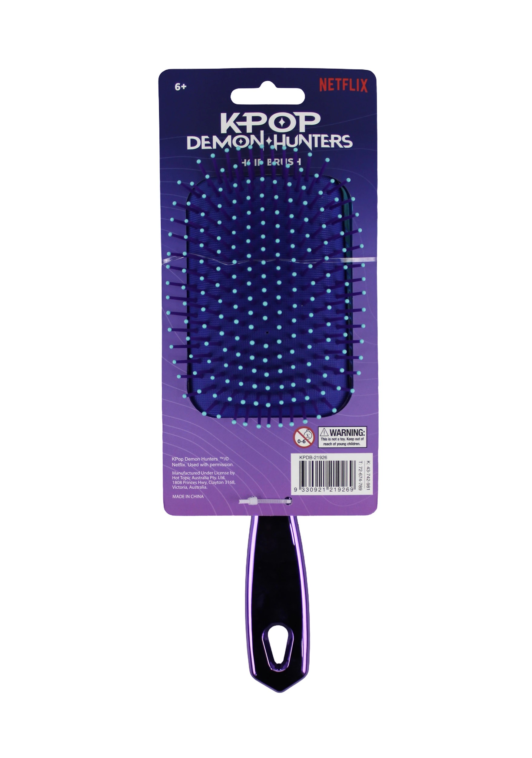 4 KPop Demon Hunters Huntrix Hairbrush, 4 of 4