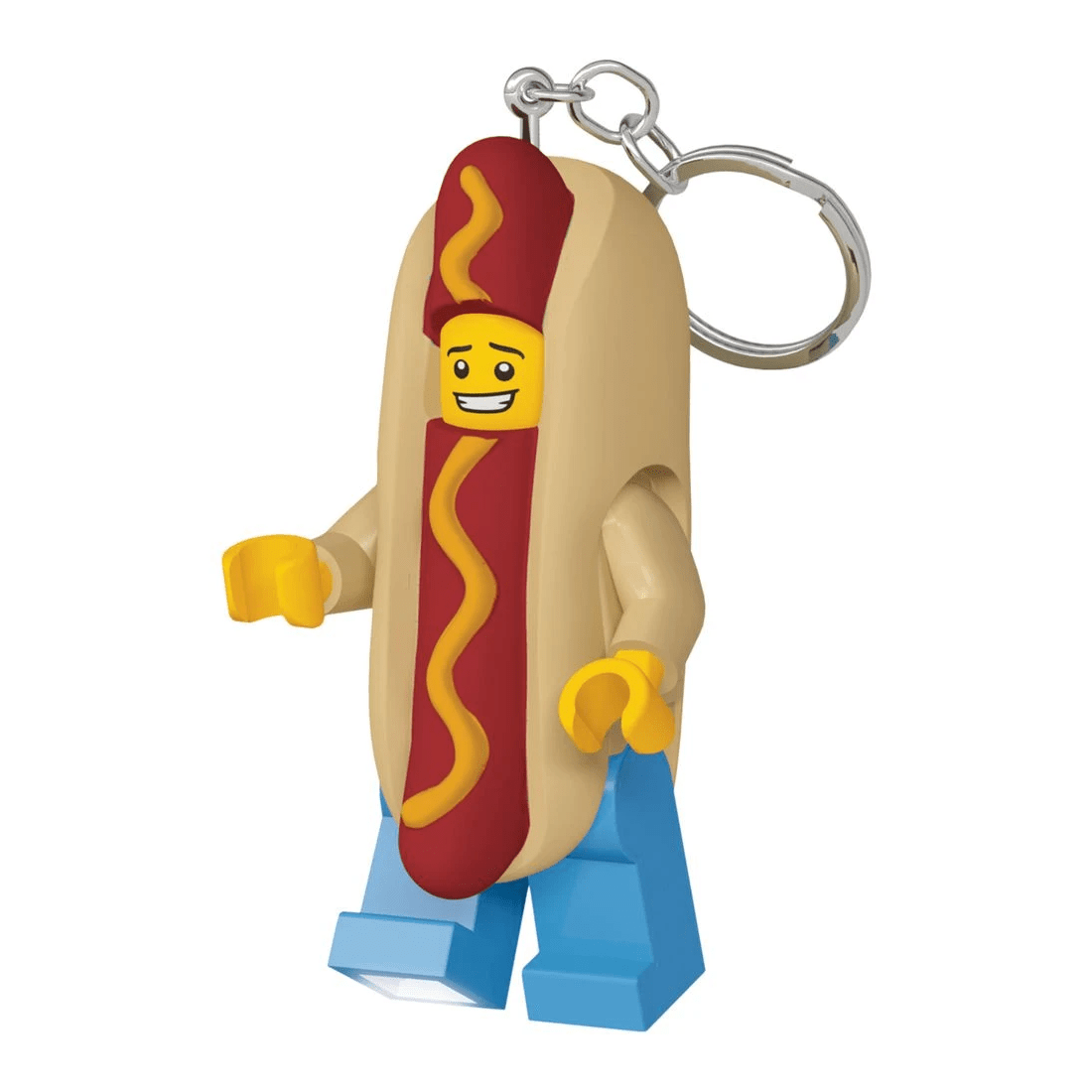 2 Lego Hot Dog Man LEDLITE Keyring, 2 of 5