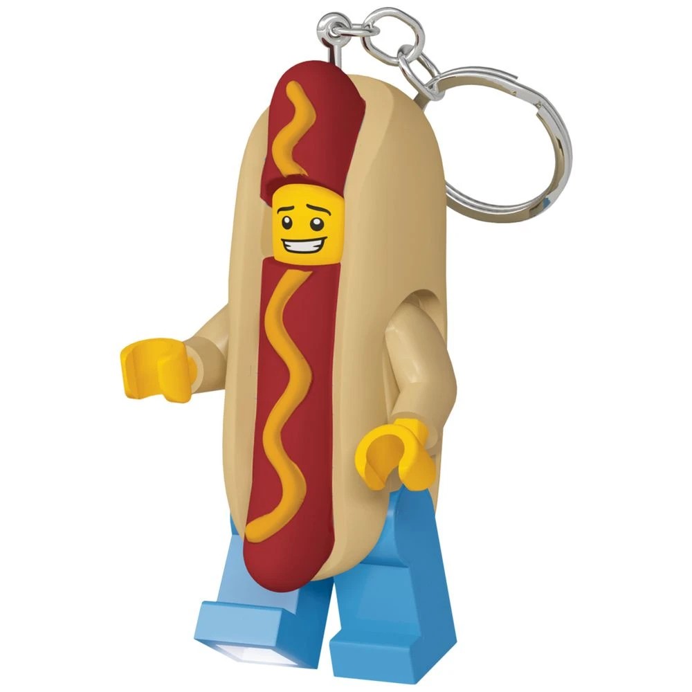 2 Lego Hot Dog Man LEDLITE Keyring, 2 of 5