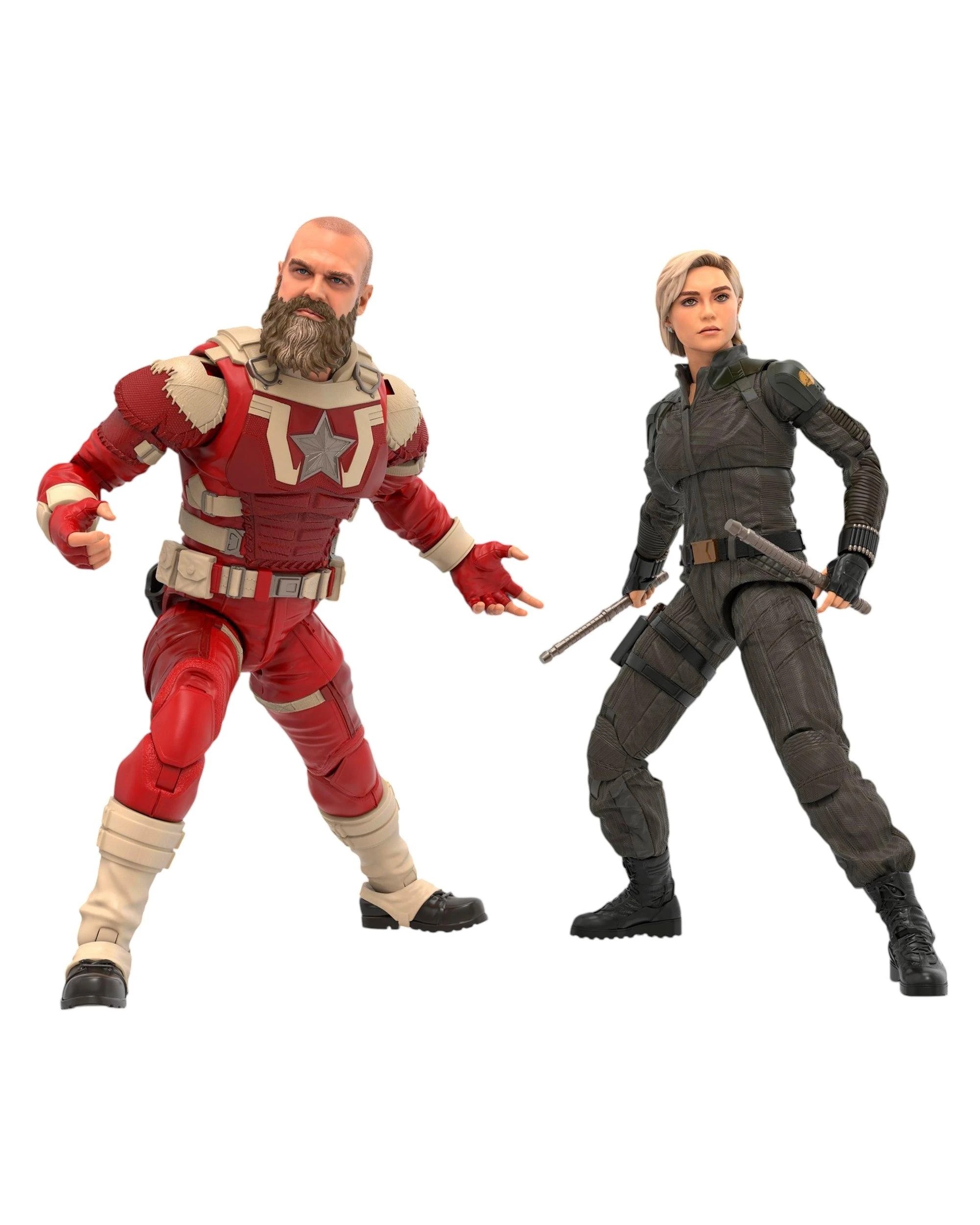 1 Hasbro Marvel Legends Series: Thunderbolts Yelena Belova and Red Guardian Action Figure 2-Pack, 1 of 7