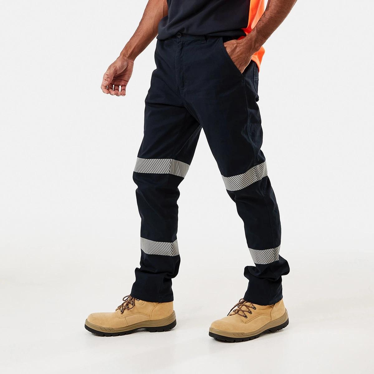 2 Workwear Segmented Reflective Tape Pants SKY CAPTAIN, 2 of 7