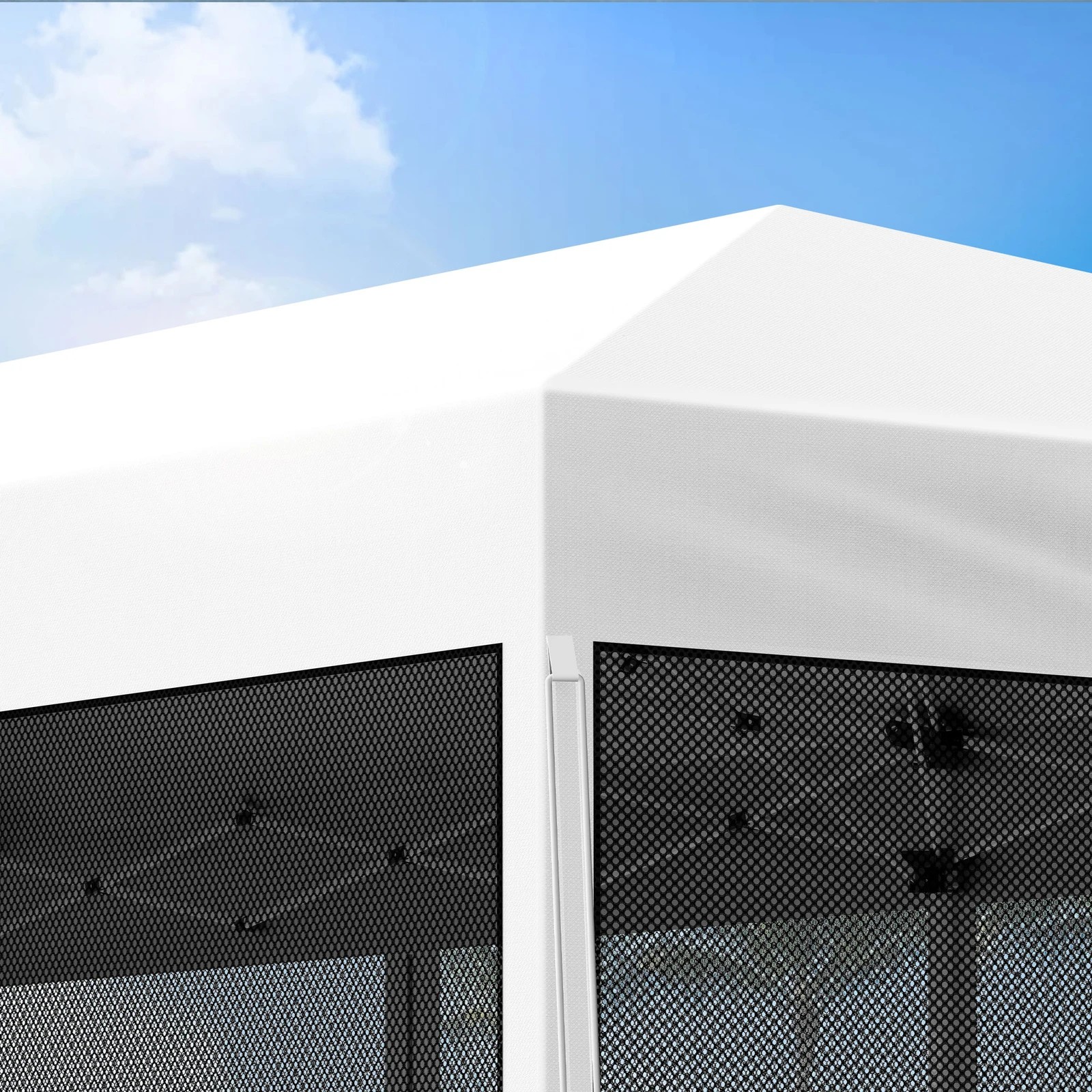 5 Alfordson Pop Up Marquee Outdoor Tent Mesh Wall 3x6m Gazebo - White, 5 of 10