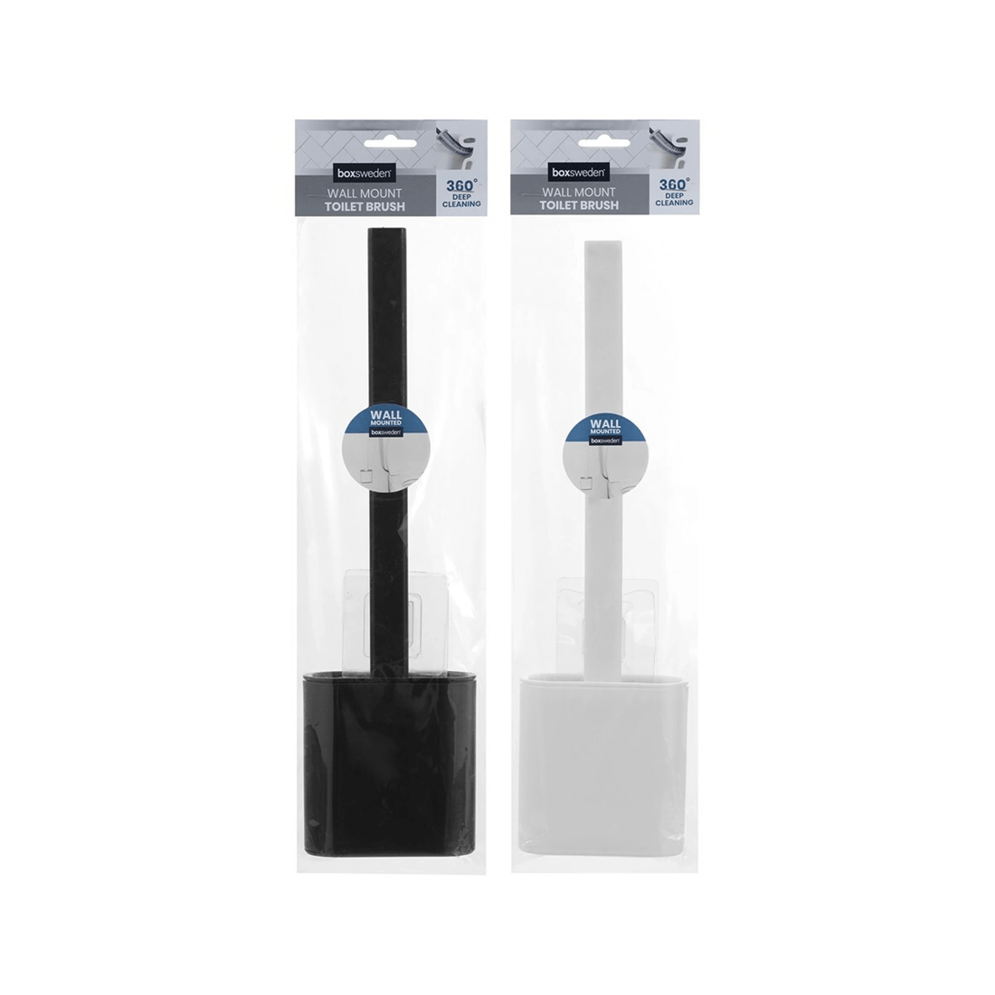 9 Boxsweden Clean Wall Mounted Toilet Brush Cleaner W/ Soft Bristle/holder Assort
 - Multi, 9 of 9