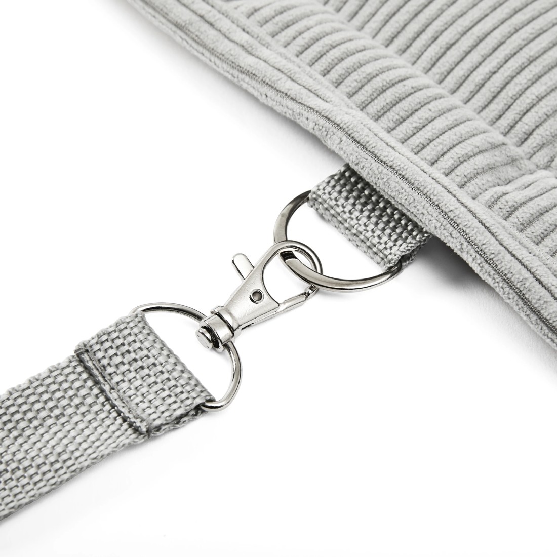 7 Pet Corduroy Couch Topper - Double Bed, Grey, 7 of 9