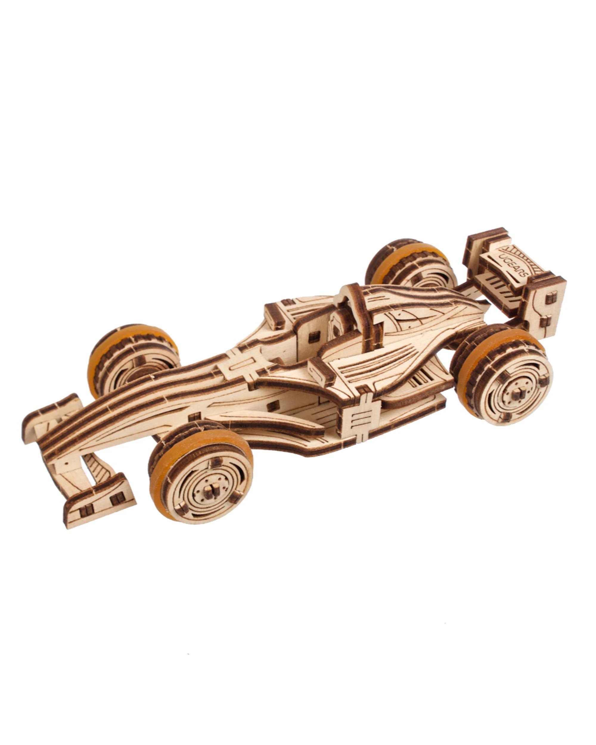 3 UGears Compact Racer Model Kit, 3 of 7