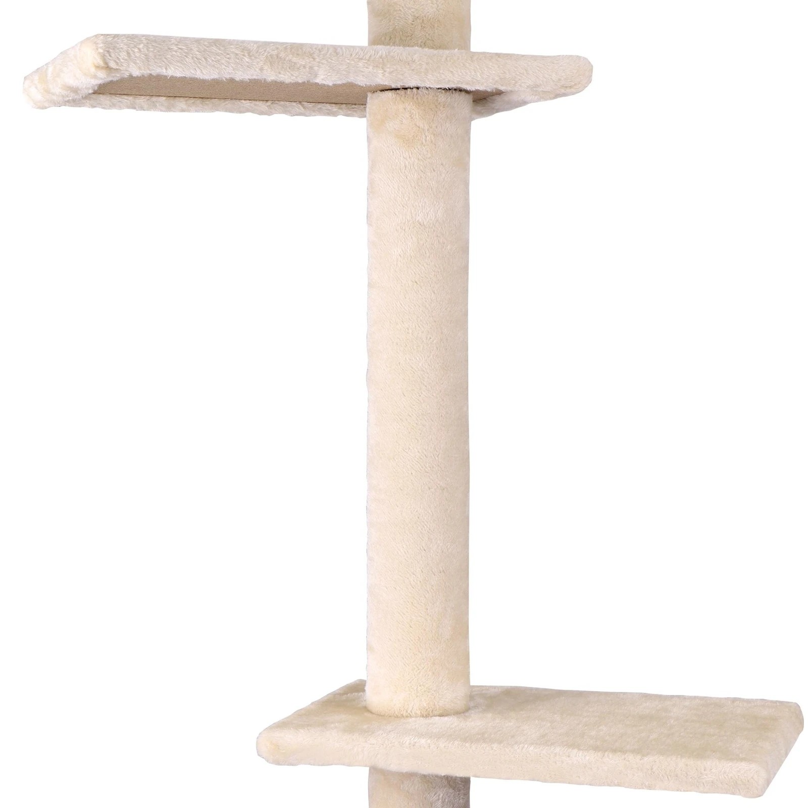 4 Beastie Cat Tree Scratching Post Scratcher Tower Condo House Furniture 230-286cm - Beige, 4 of 6