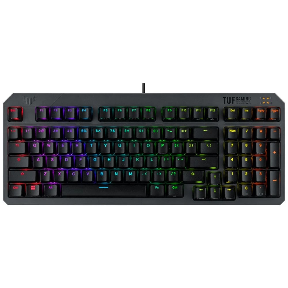 1 Asus TUF K3 II RGB Gaming Keyboard Black, 1 of 7