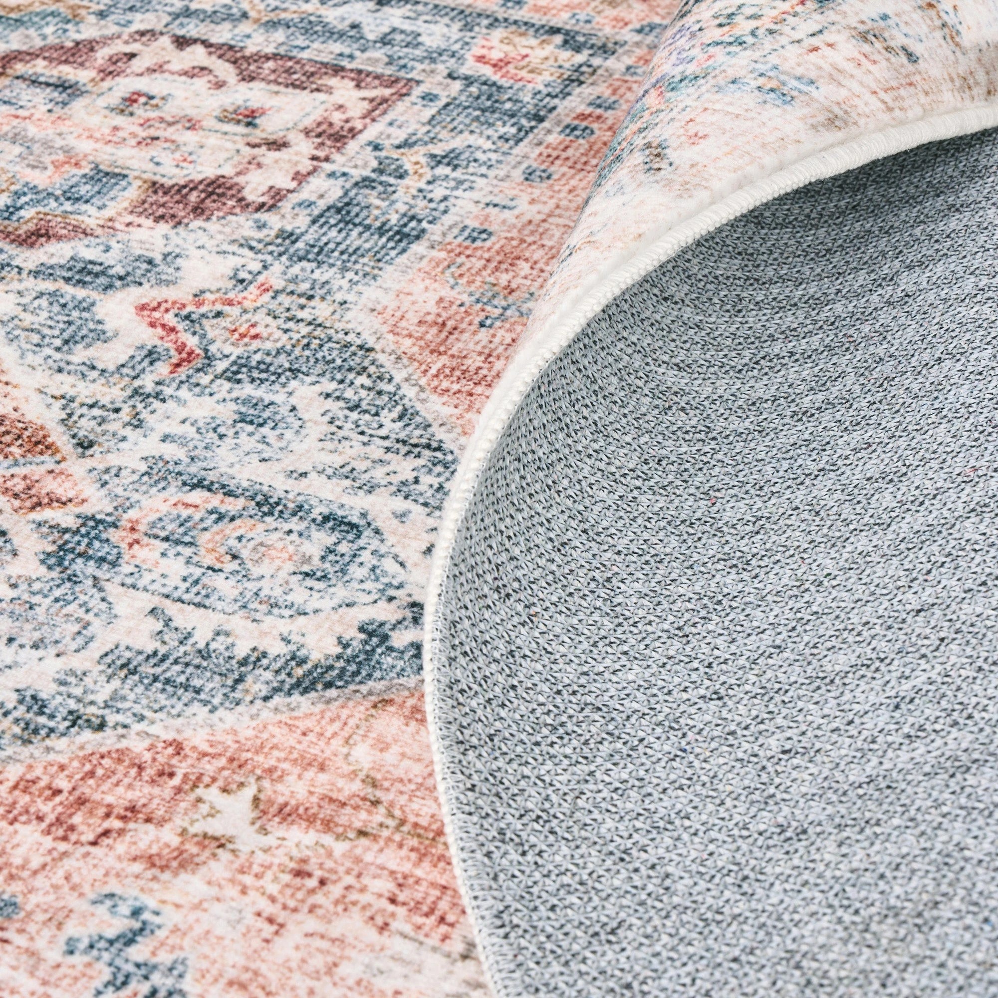 6 Common Ground Rugs Vitality Lila 320x230cm - Extra Large Washable Rug - Orange, 6 of 10