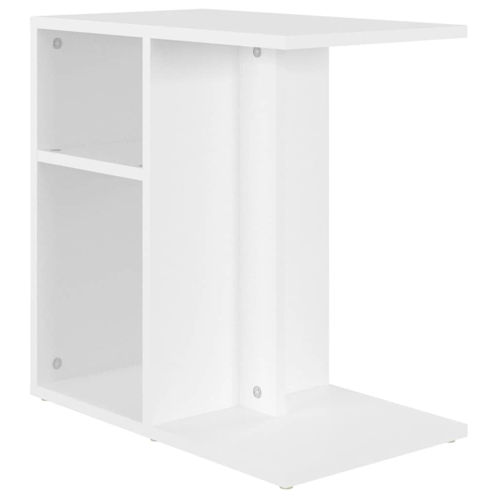 2 vidaXL Side table Ample Storage - White, 2 of 9