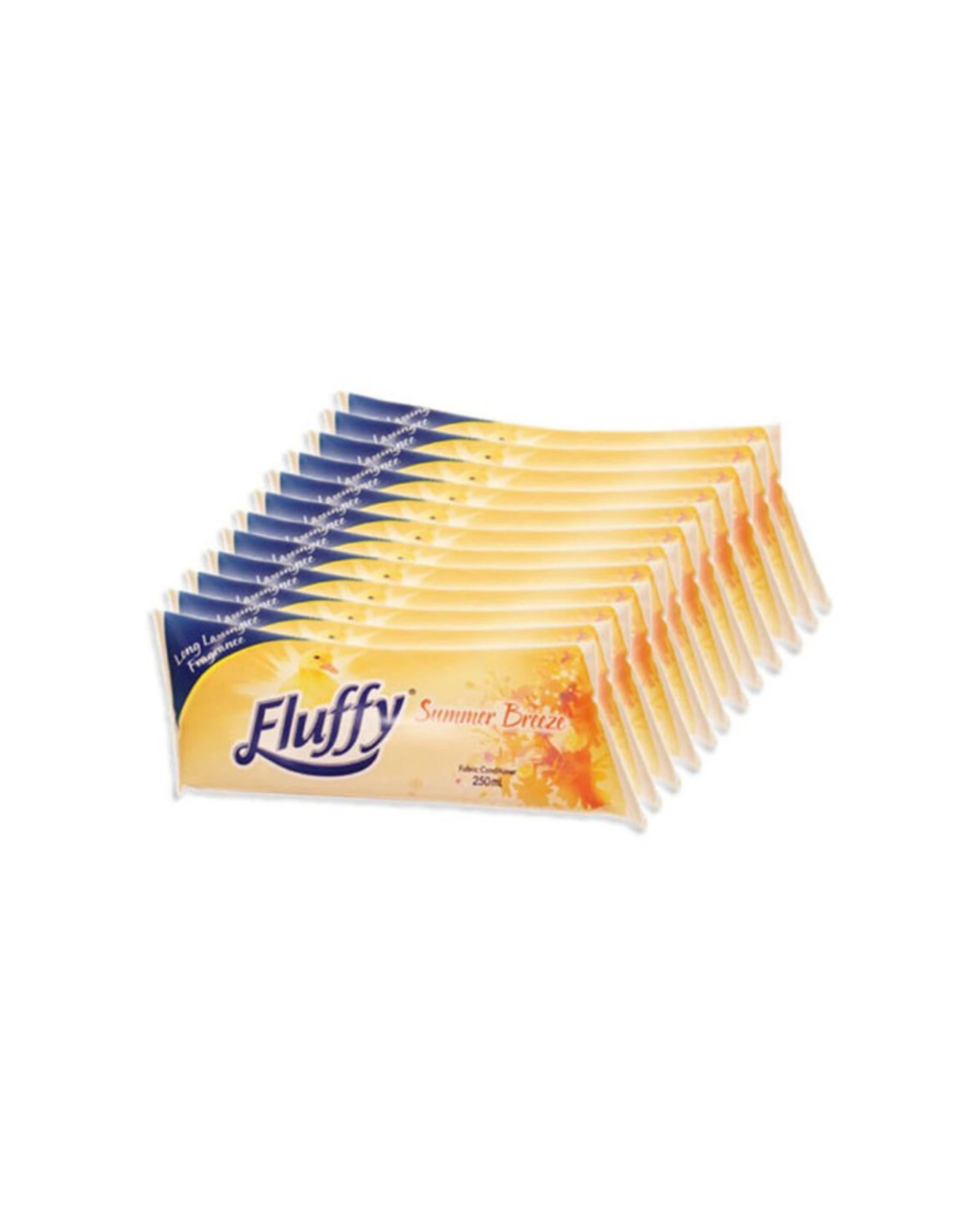 1 Fluffy 12PK Summer Breeze Fabric Softener Touch Release Technology 250ml - Assorted, 1 of 1