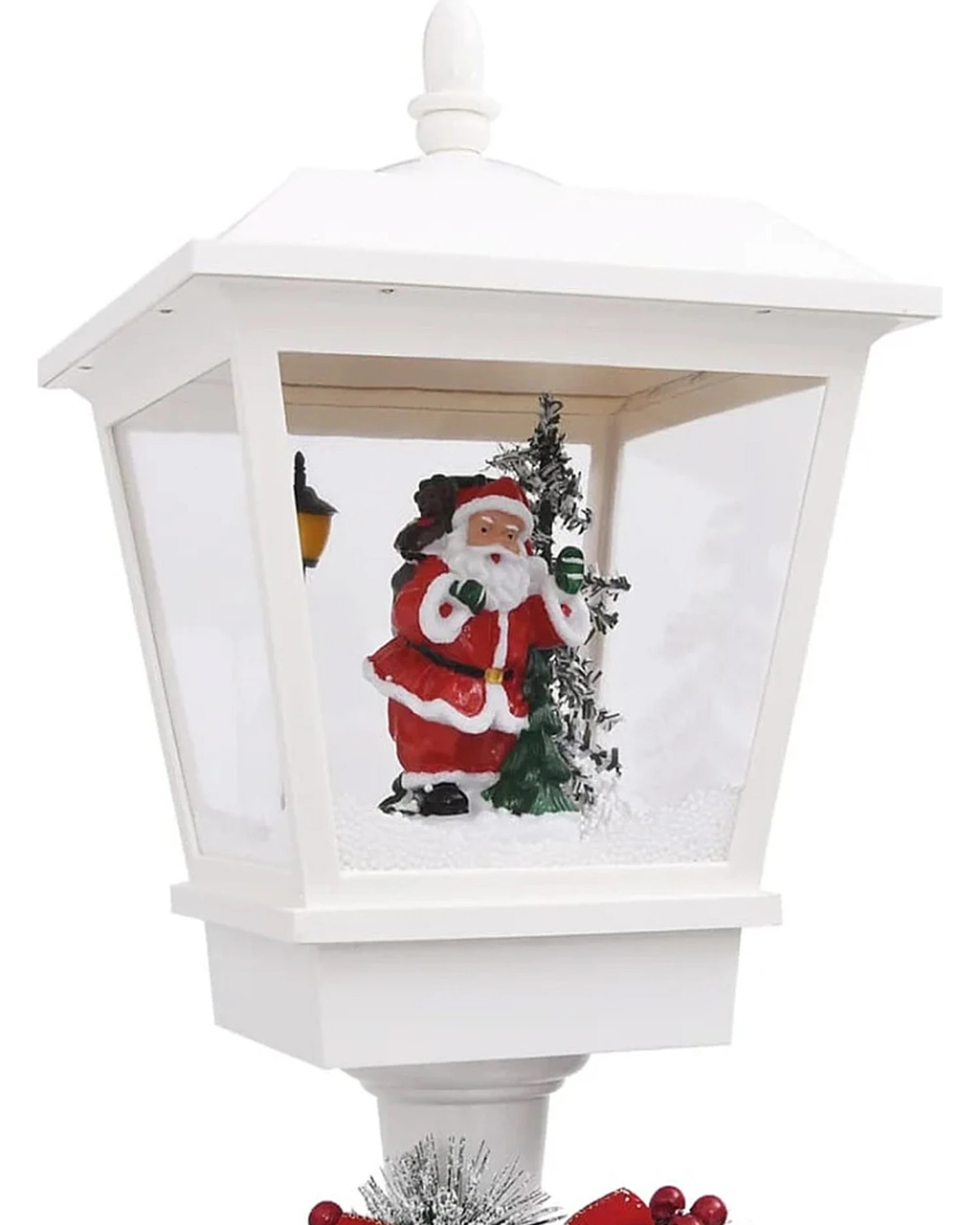 3 Christabelle 1.8m Christmas Lamp Post Outdoor Display Decoration LED Lights Front Yard Lawn Statue Ornament, 3 of 5