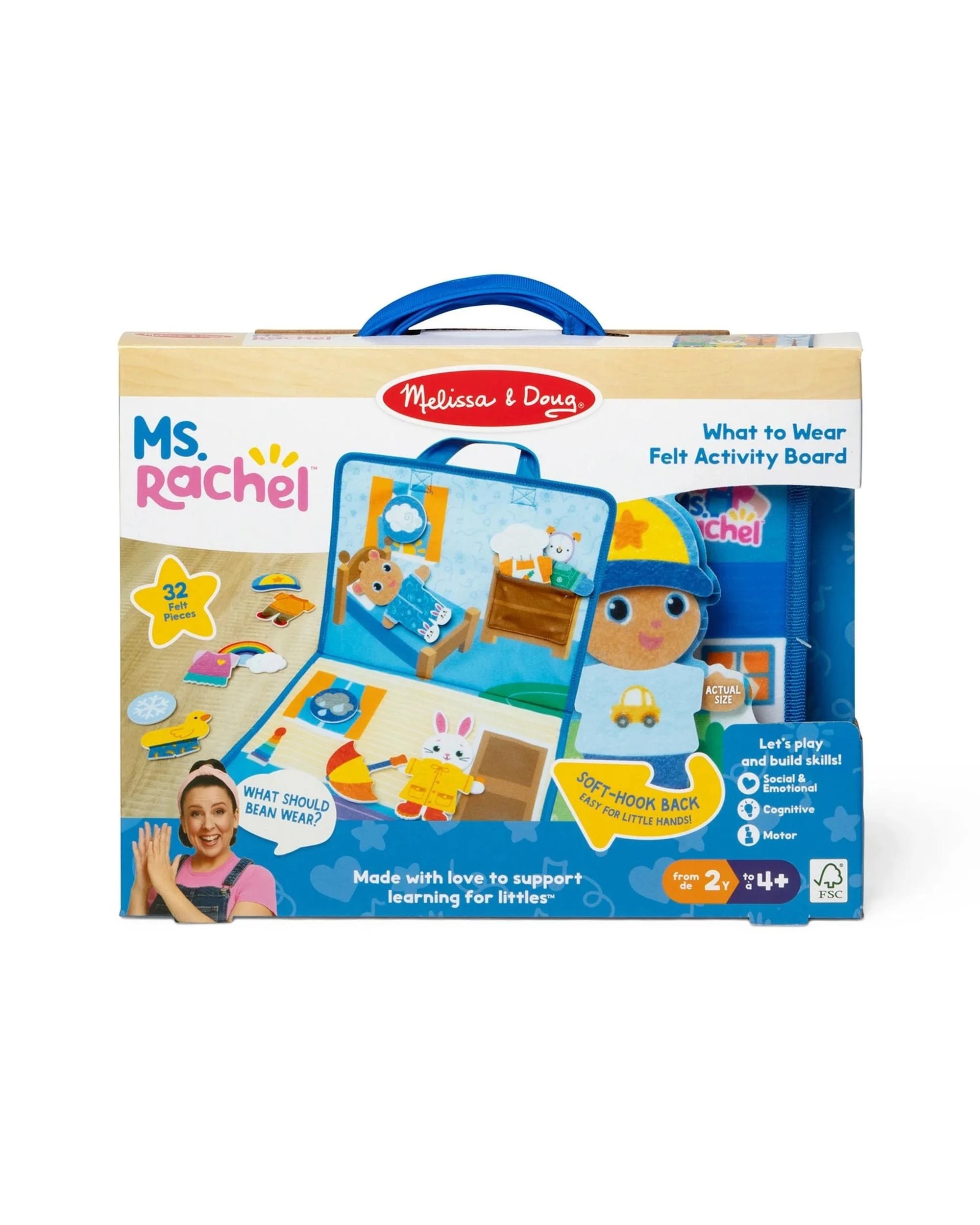 1 Melissa and Doug Ms Rachel Ms Rachel What To Wear Felt Activity Board, 1 of 9