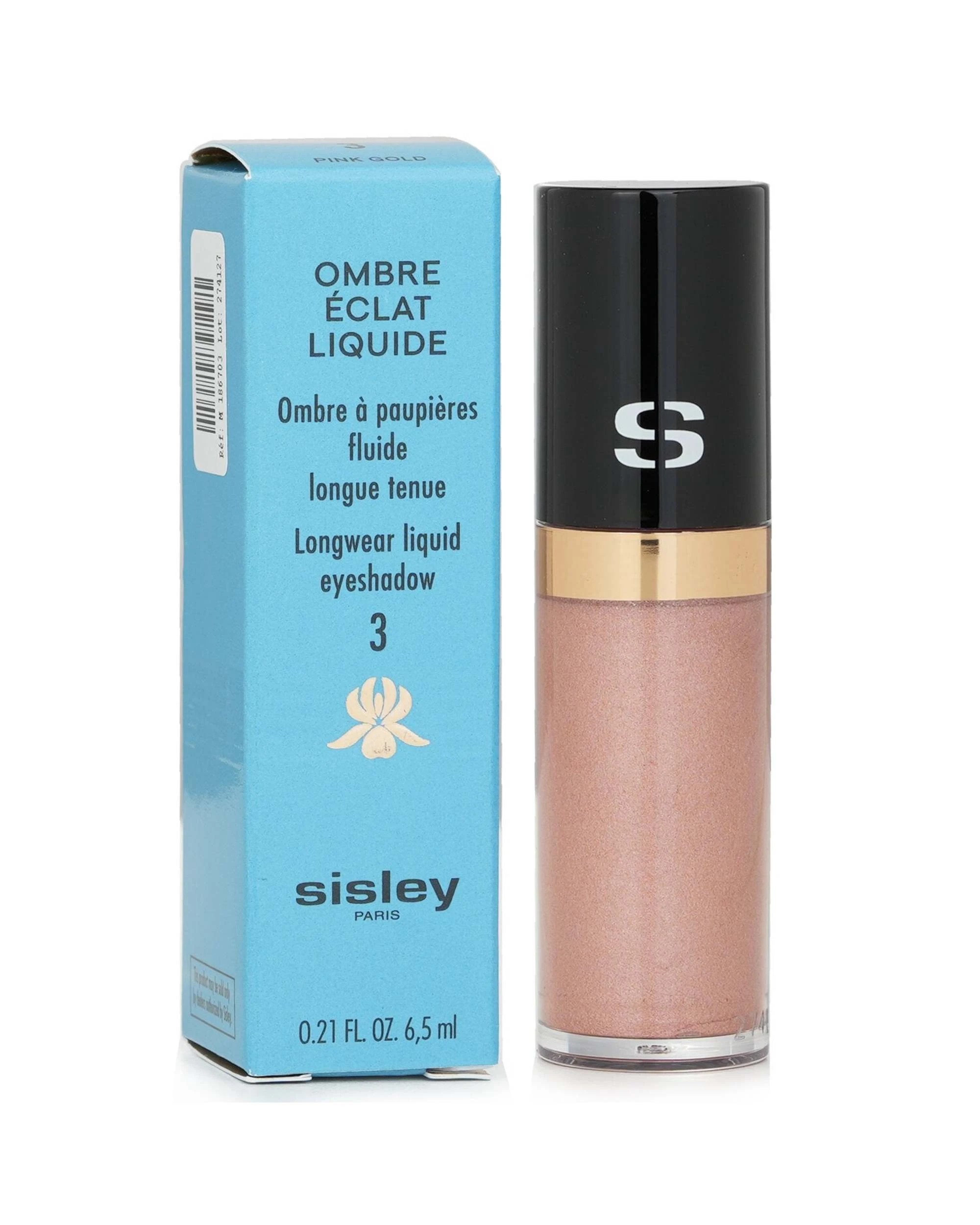 2 Sisley Ombre Eclat Longwear Liquid Eyeshadow - #3 Pink Gold  6.5ml/0.21oz - 3 Pink Gold, 2 of 4