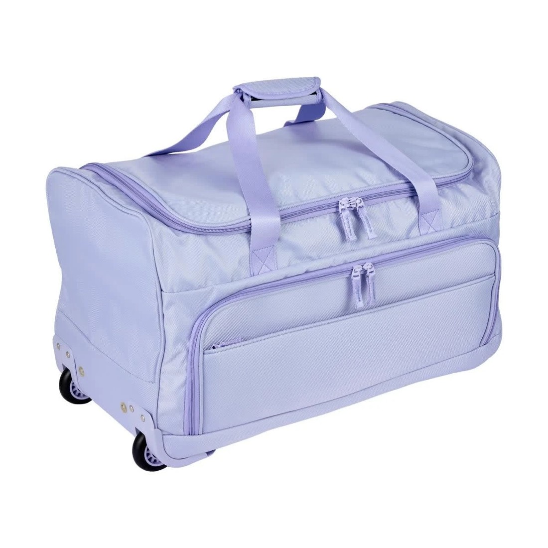 1 54L Rolling Duffle with Pockets - Purple, 1 of 8