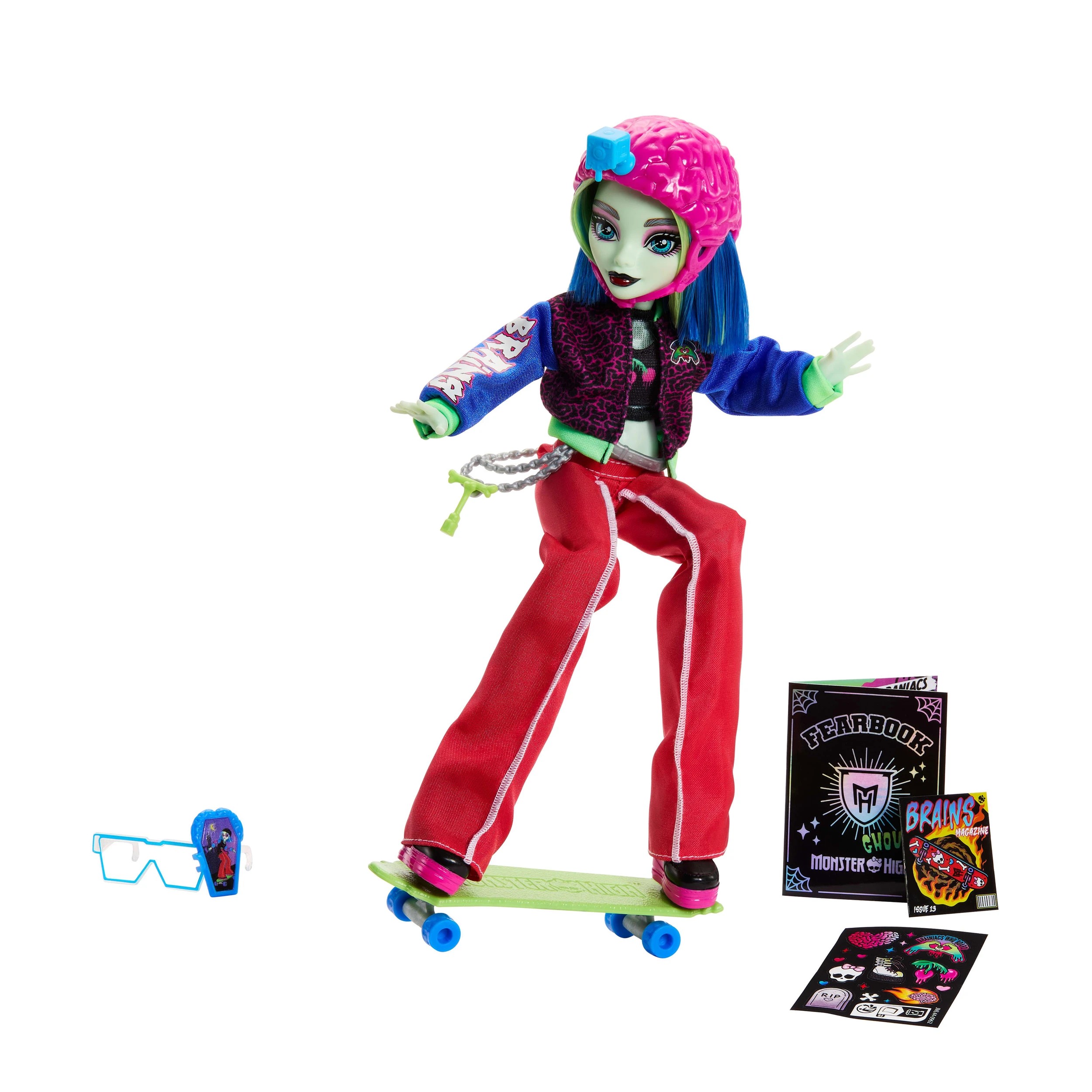 4 Monster High Fearbook Ghoulia Yelps Fashion Doll Playset, 4 of 5
