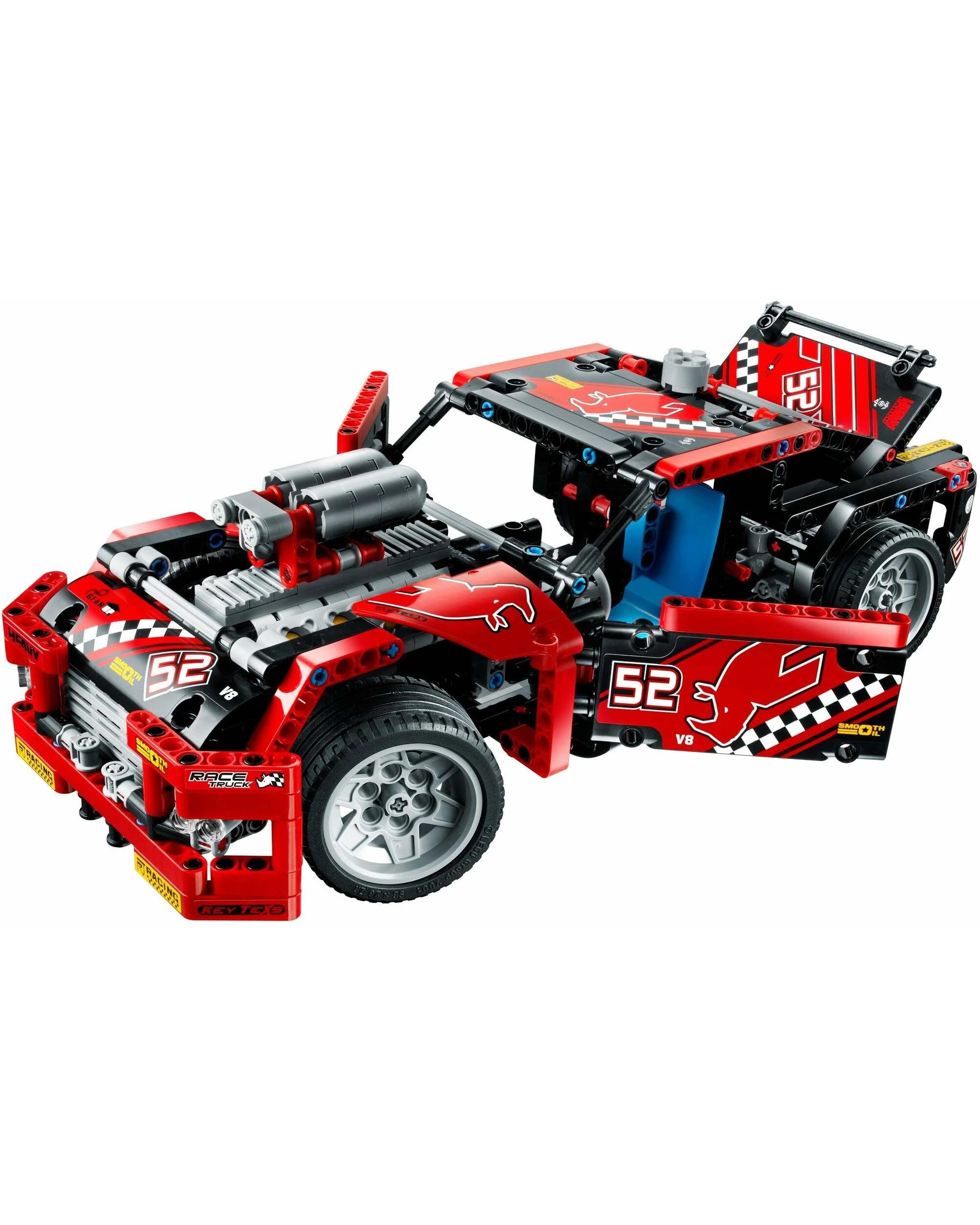 4 LEGO 42041 Race Truck: Build & Race a Powerful V8 Engine, 4 of 5