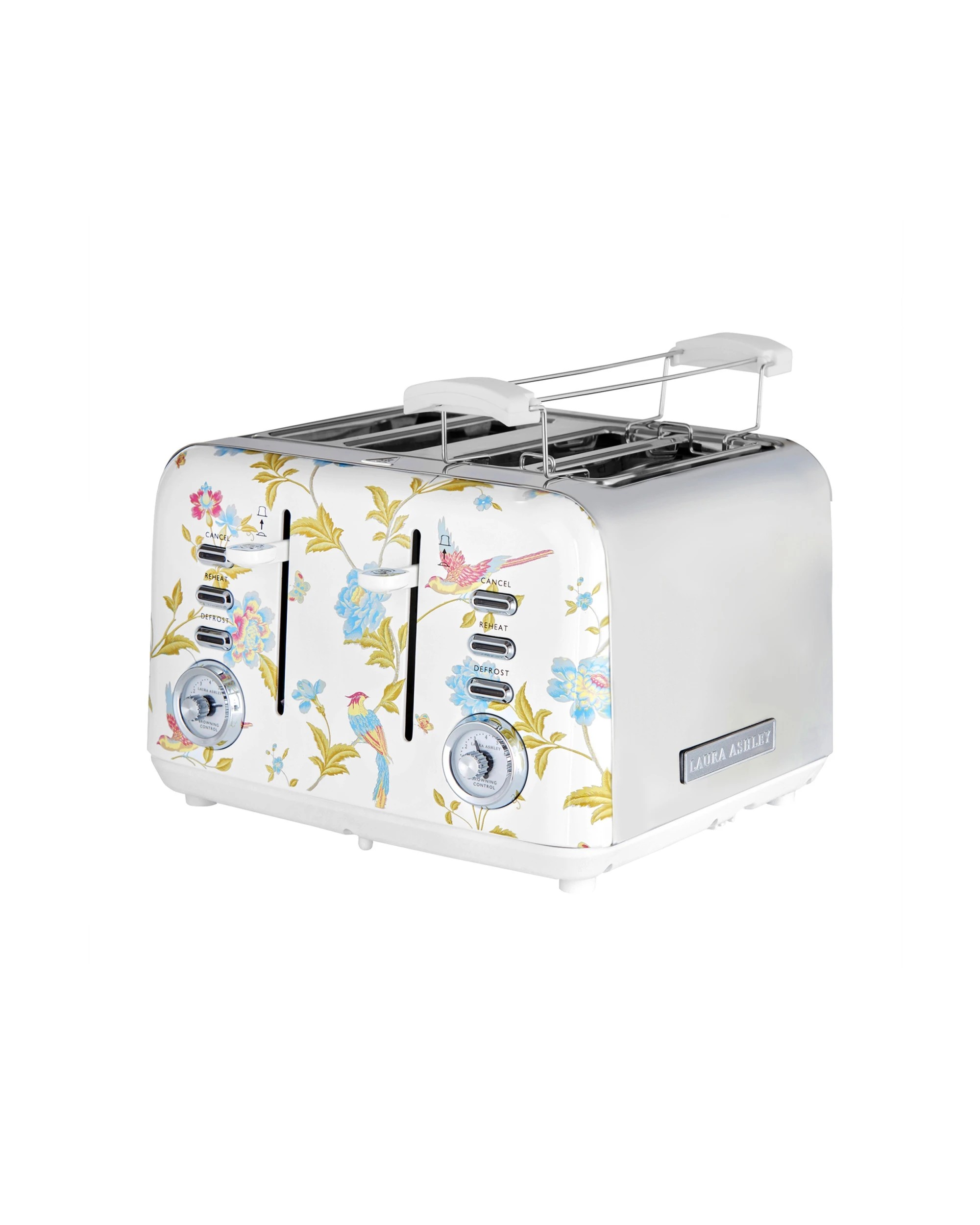 3 Laura Ashley Elveden 1.7L Electric Kettle And 4 Slice Toaster Combo - Pattern, 3 of 7