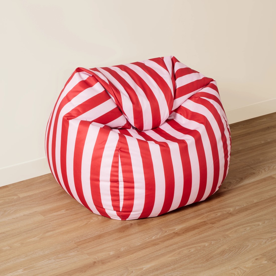 2 Stripe Bean Bag - Red, 2 of 6