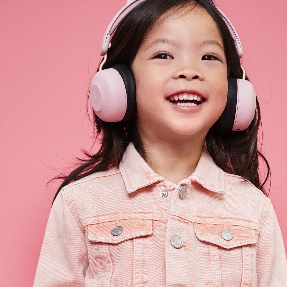 2 Kreafunk Kids Buzz Junior Bluetooth Headphones - Pink, 2 of 4