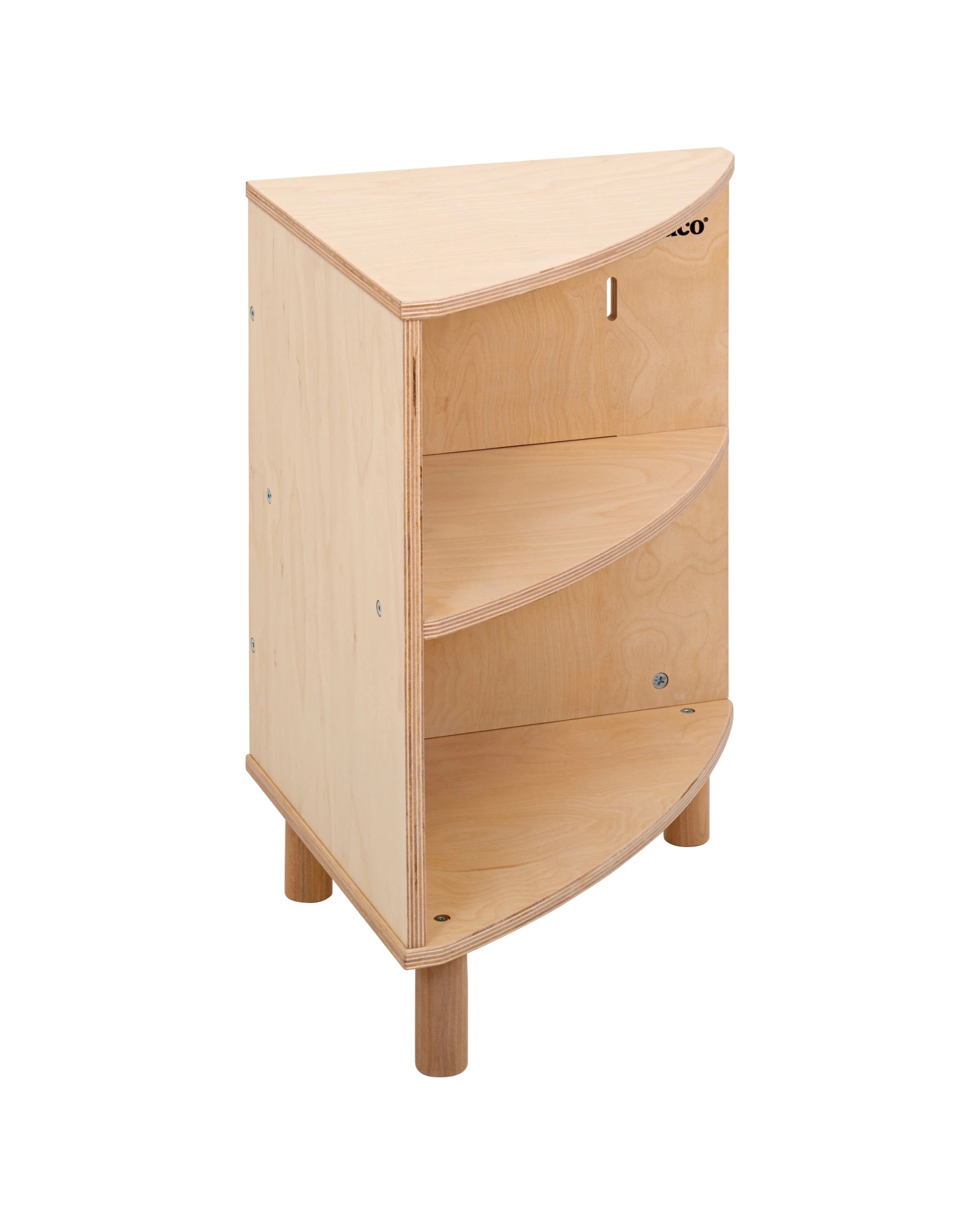 1 Educo Kitchen Cabinet Adjustable Height Pretend Play - Natural, 1 of 2
