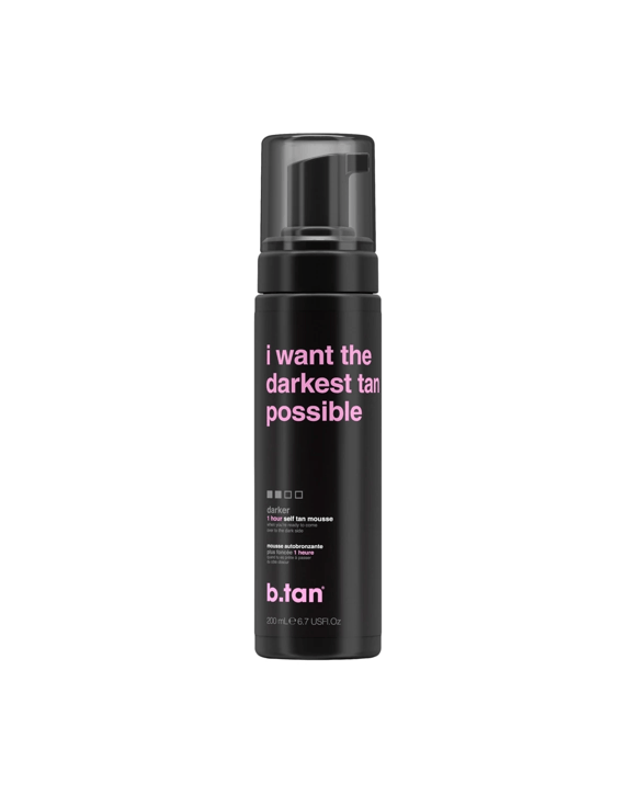 b.tan I Want the Darkest Tan Possible Self Tan Mousse 200ml